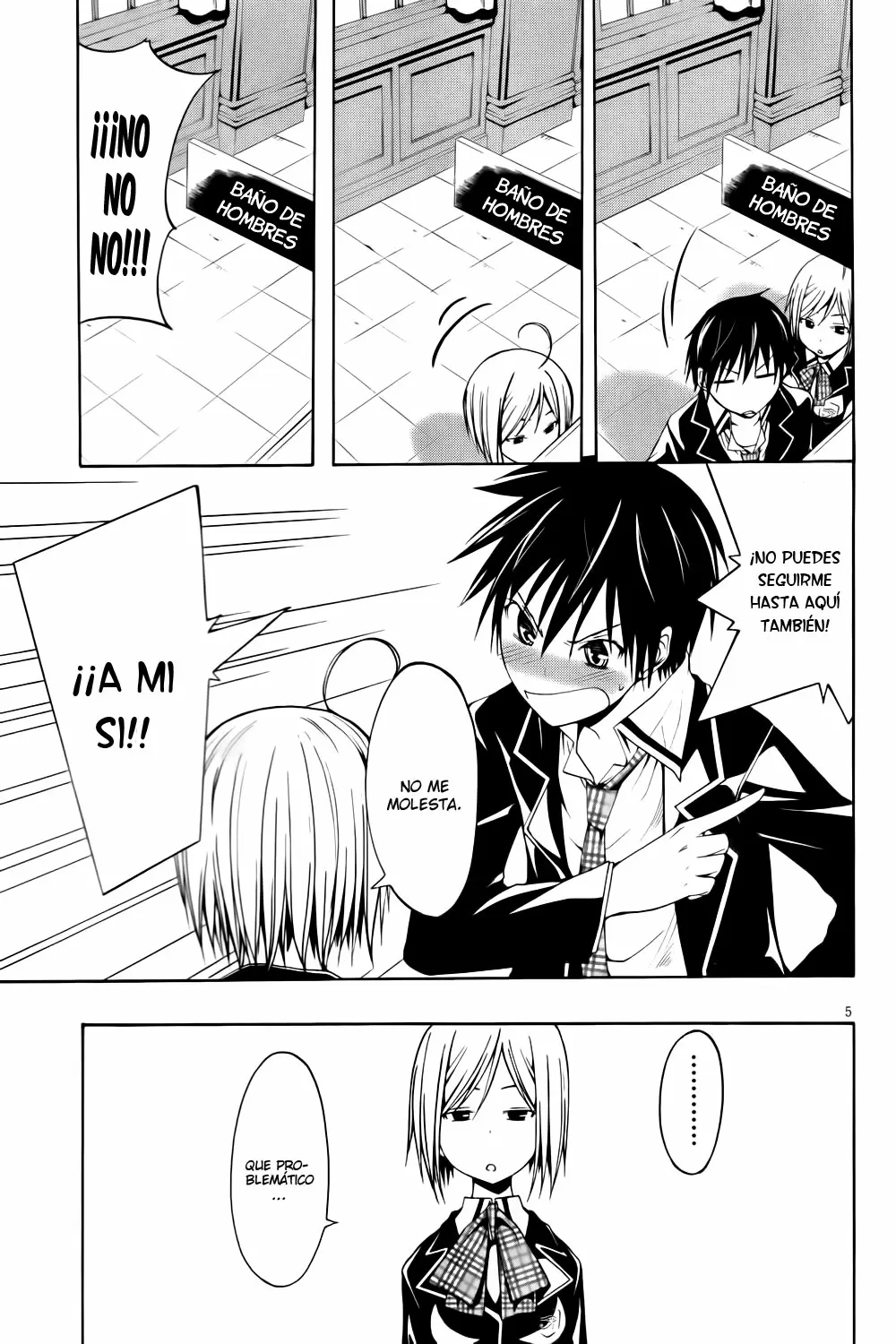 Trinity Seven capítulo 3, página 6