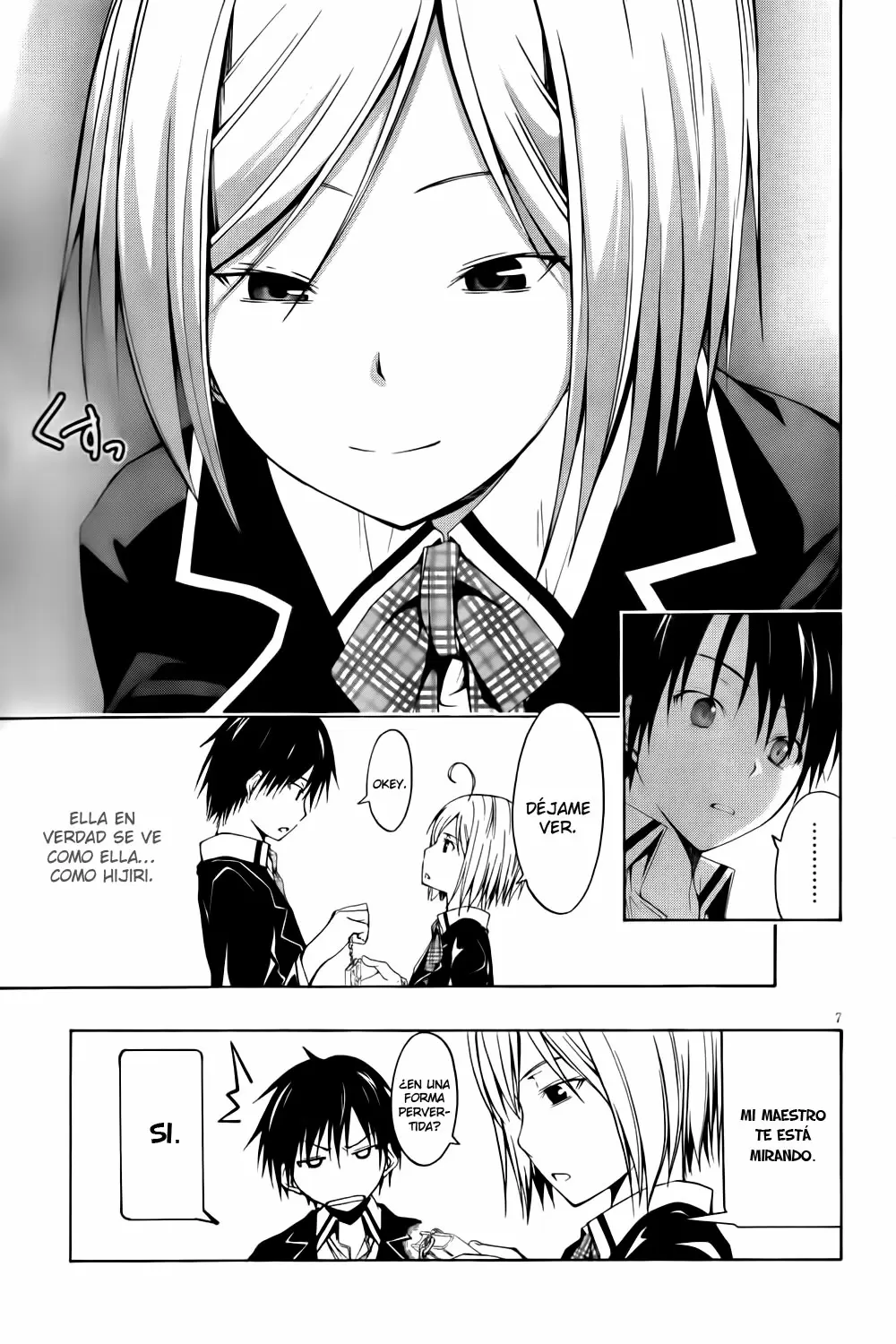 Trinity Seven capítulo 3, página 8