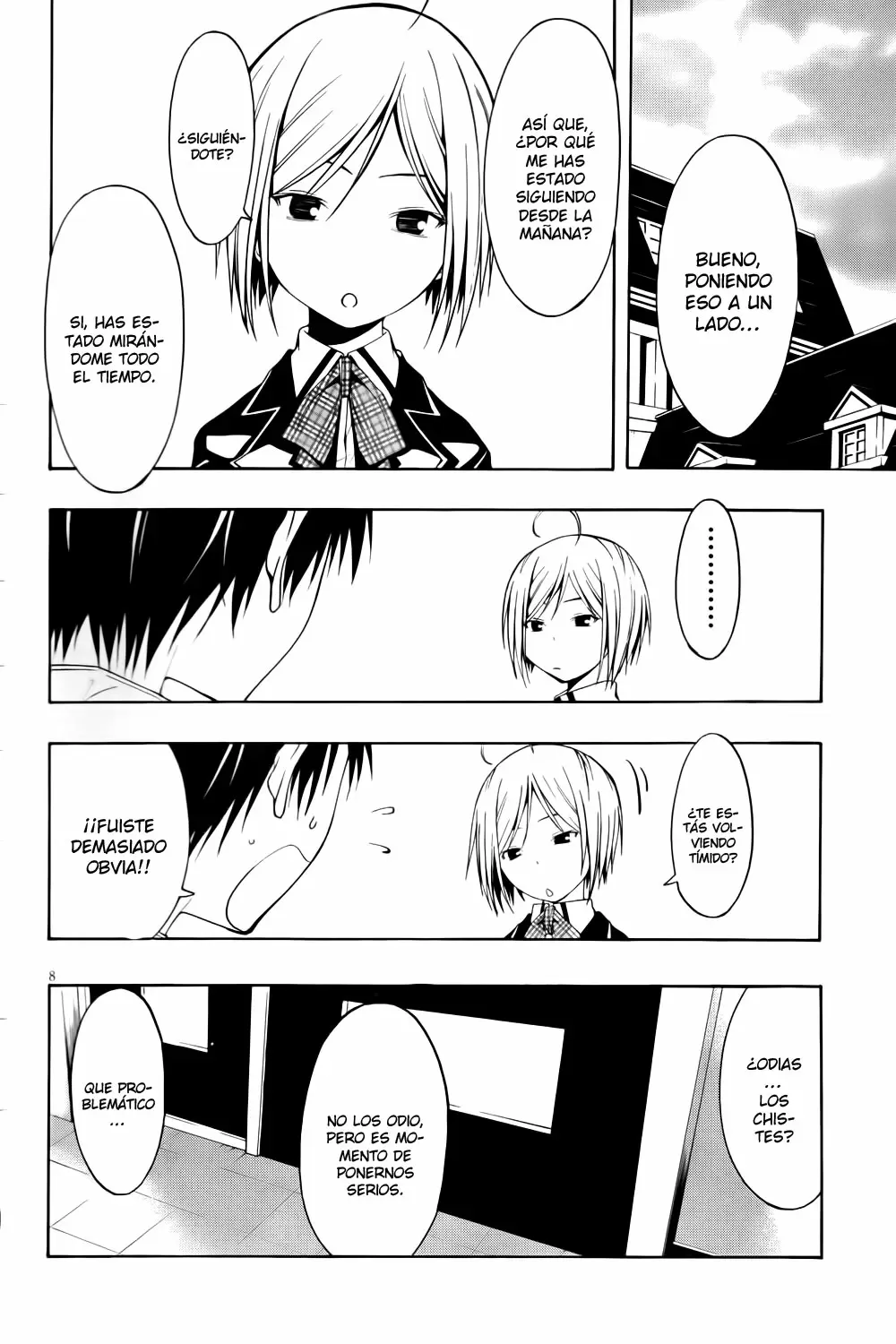 Trinity Seven capítulo 3, página 9
