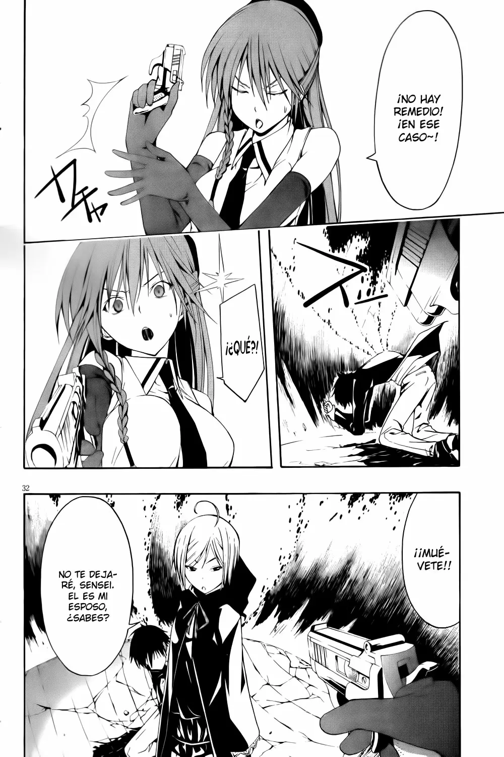 Trinity Seven capítulo 3, página 32