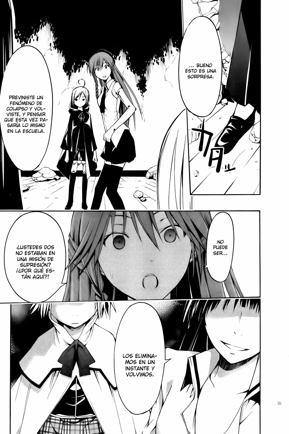 Trinity Seven capítulo 3, página 35