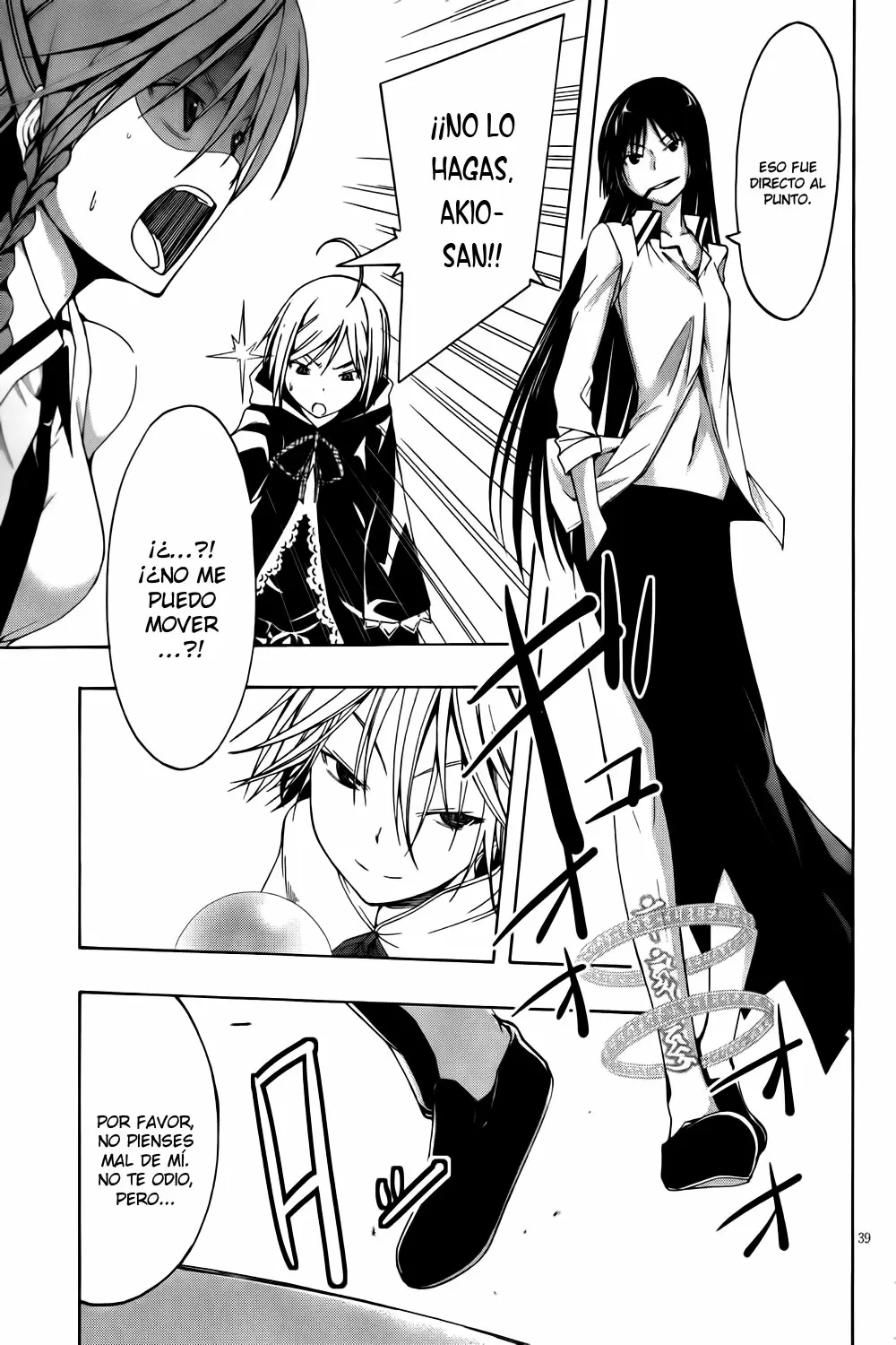 Trinity Seven capítulo 3, página 39