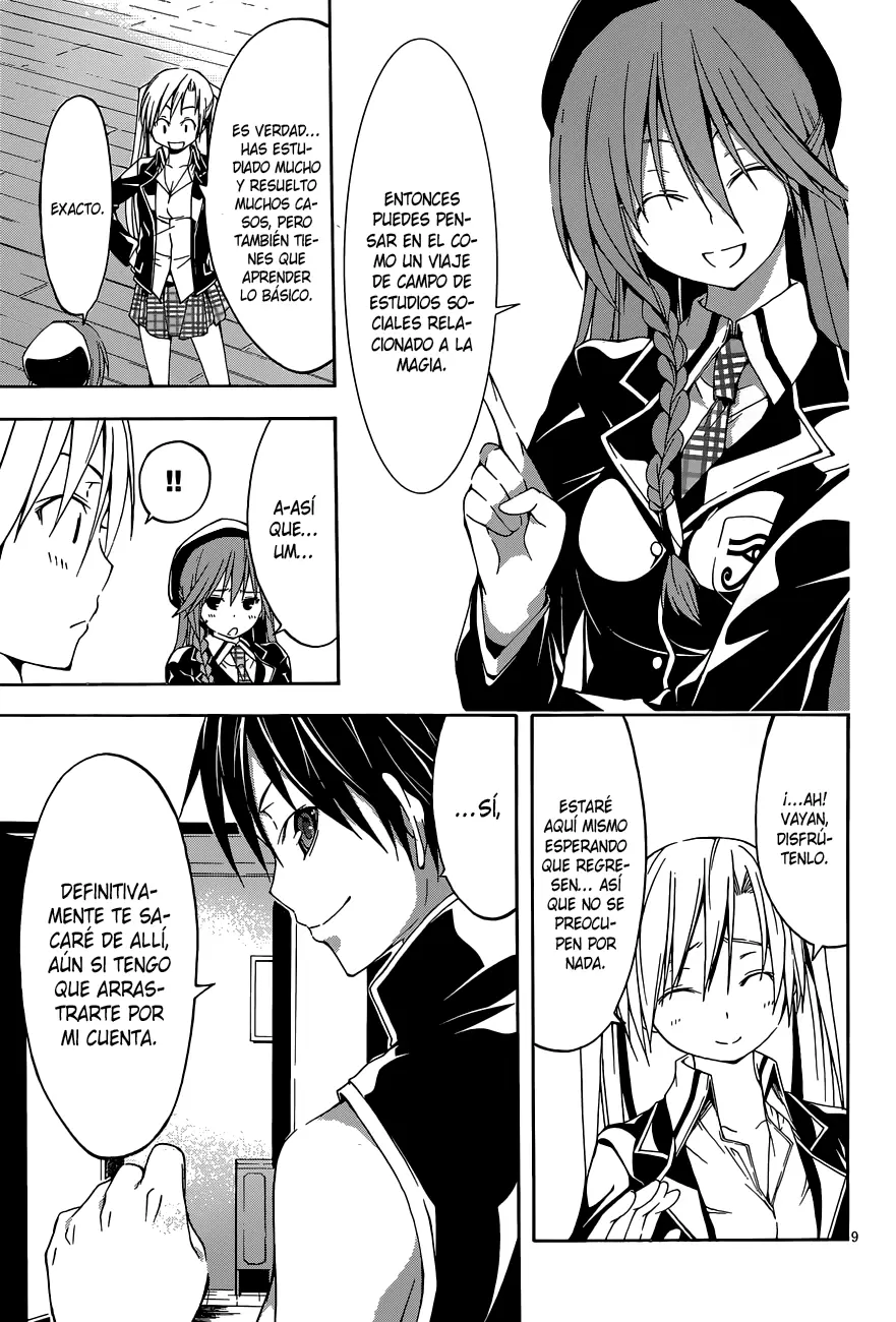 Trinity Seven capítulo 30, página 9