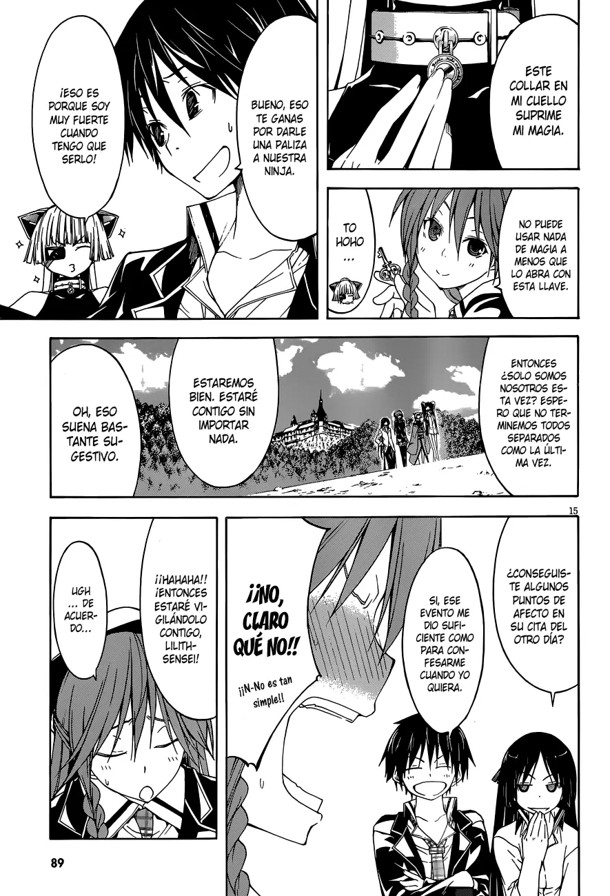 Trinity Seven capítulo 30, página 15