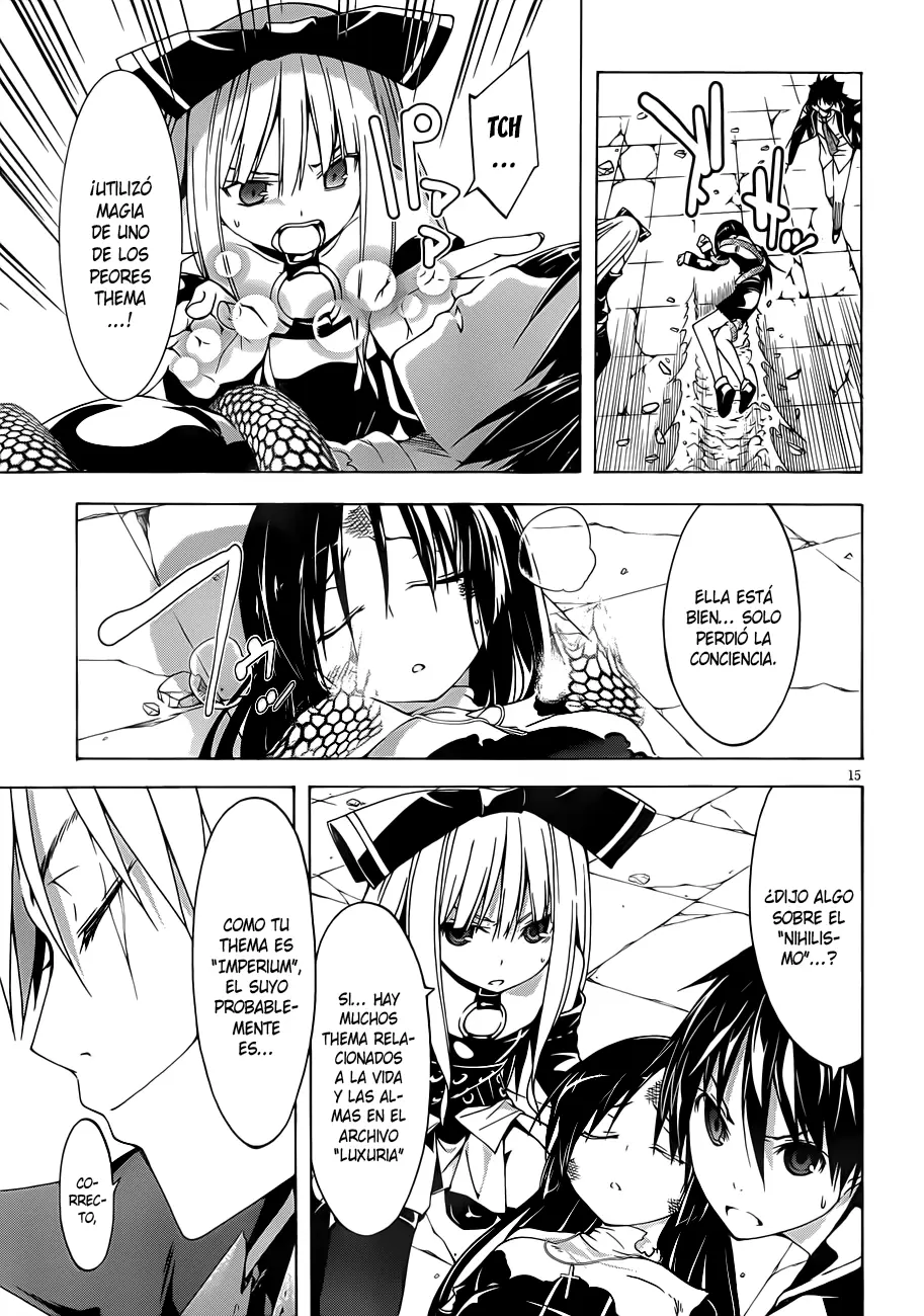 Trinity Seven capítulo 32, página 16