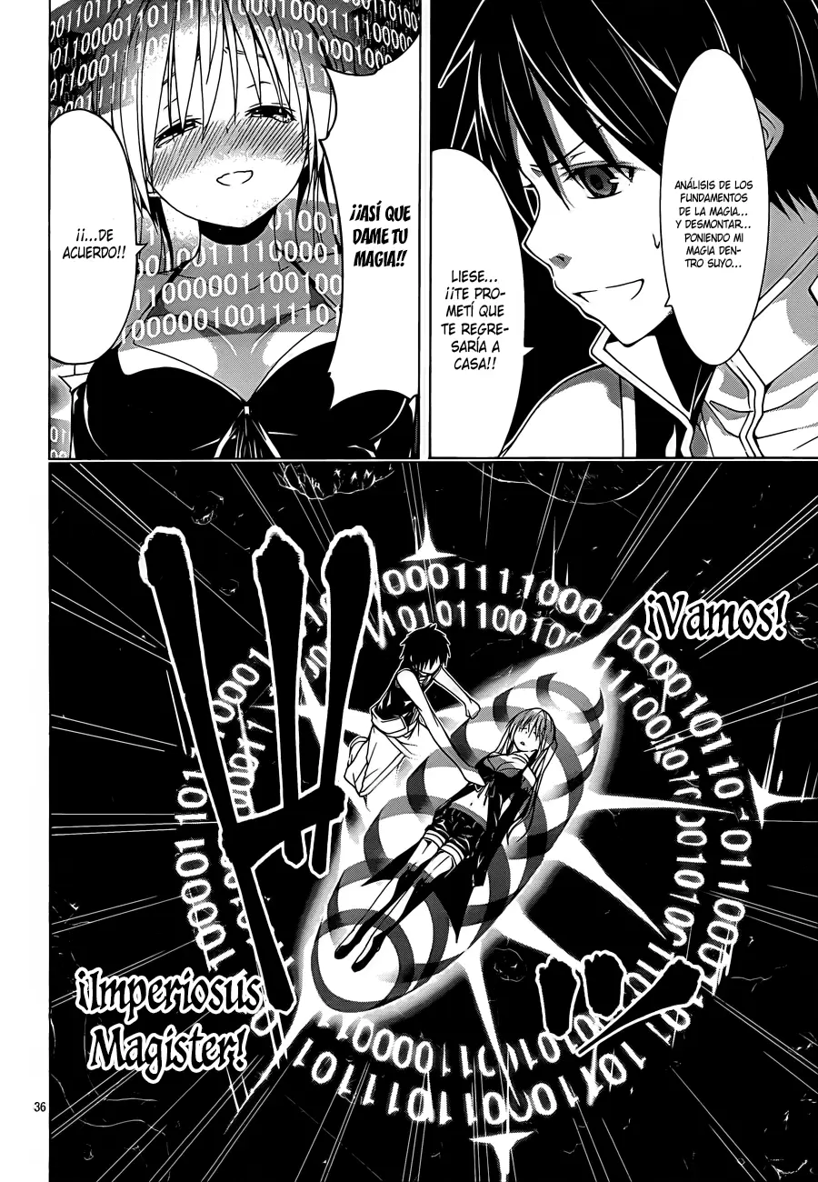 Trinity Seven capítulo 34, página 34