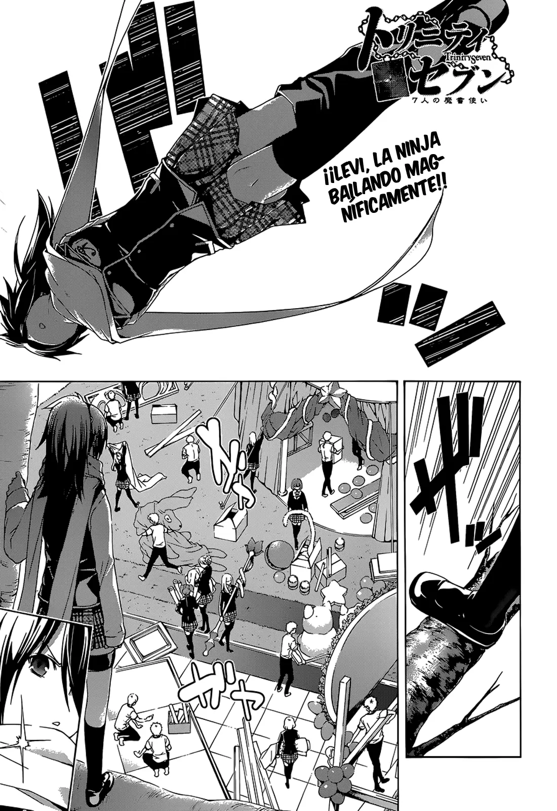 Trinity Seven capítulo 38, página 1