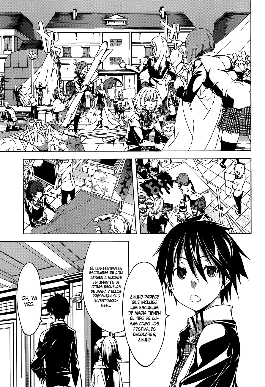 Trinity Seven capítulo 38, página 13