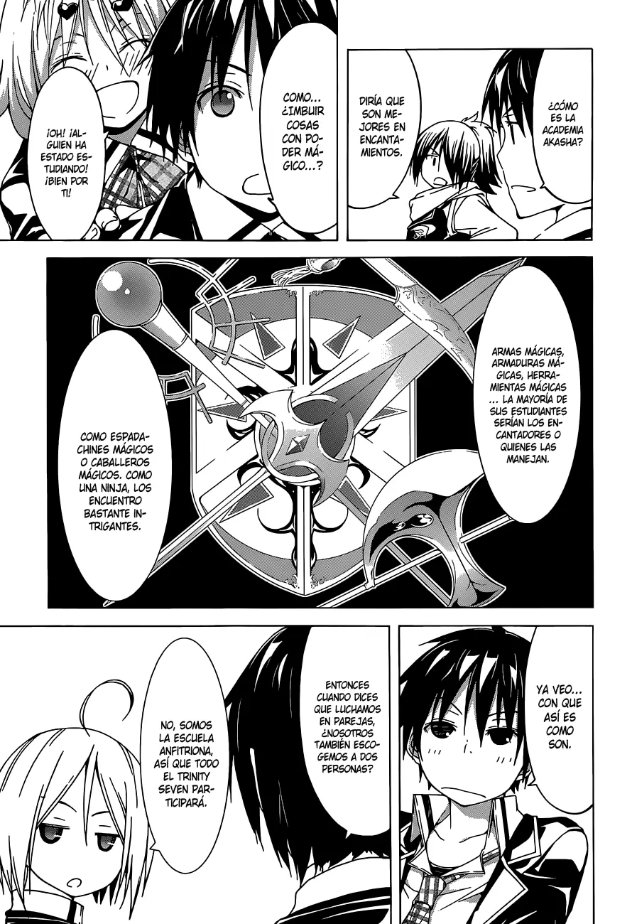 Trinity Seven capítulo 39, página 23