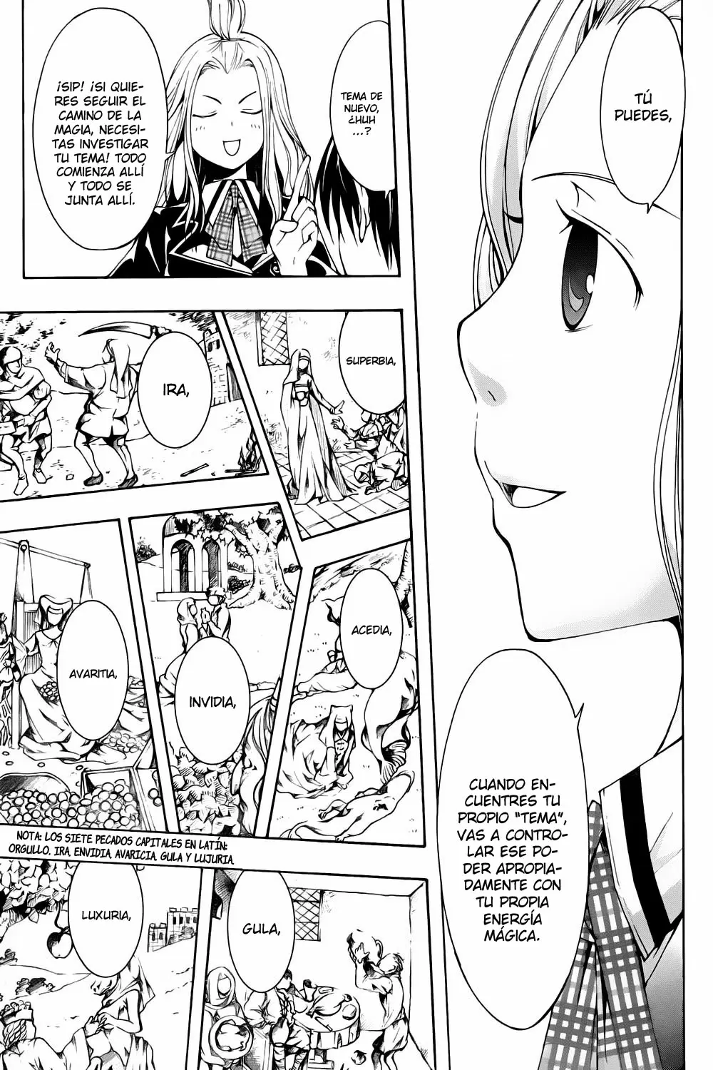 Trinity Seven capítulo 4, página 16