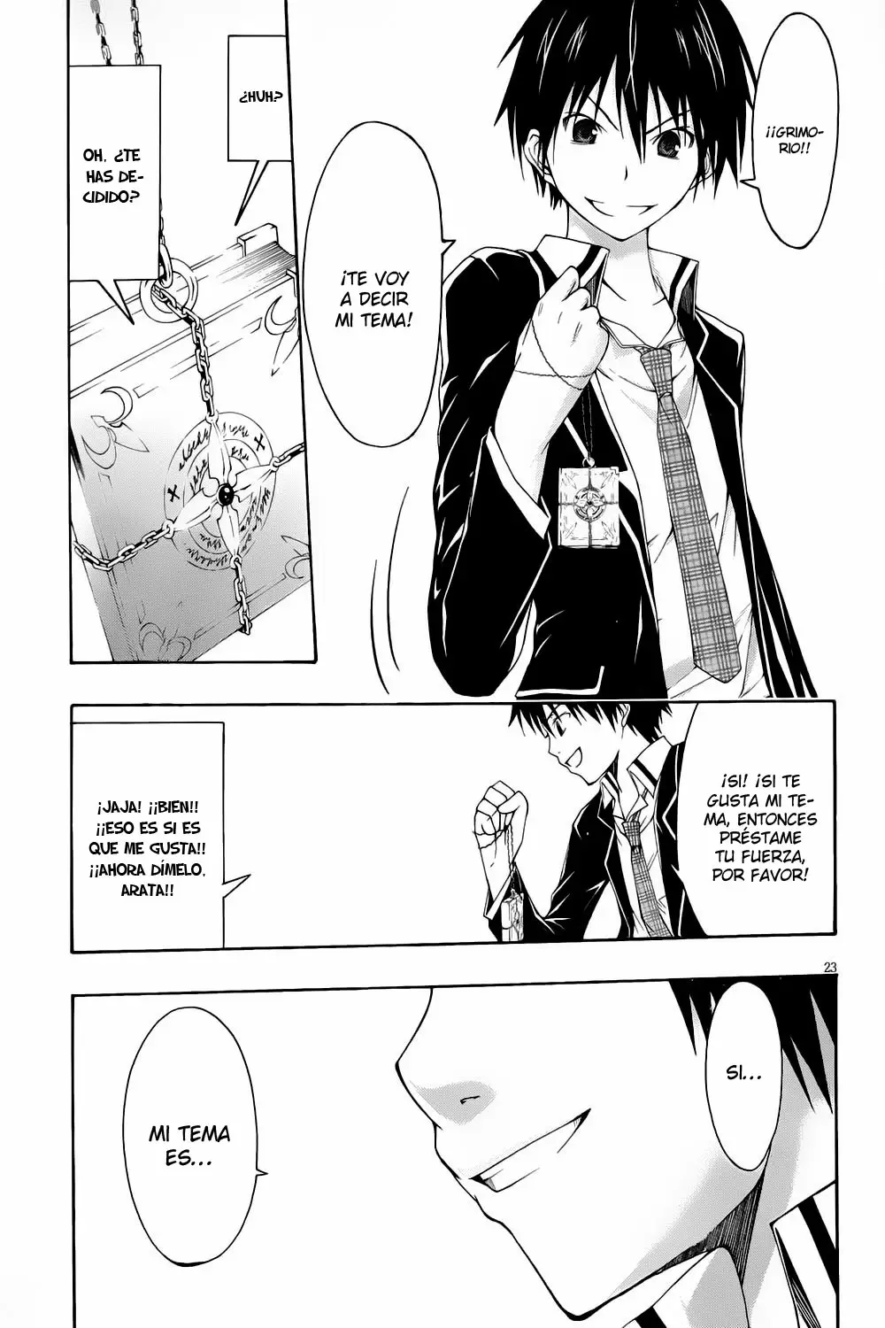 Trinity Seven capítulo 4, página 26