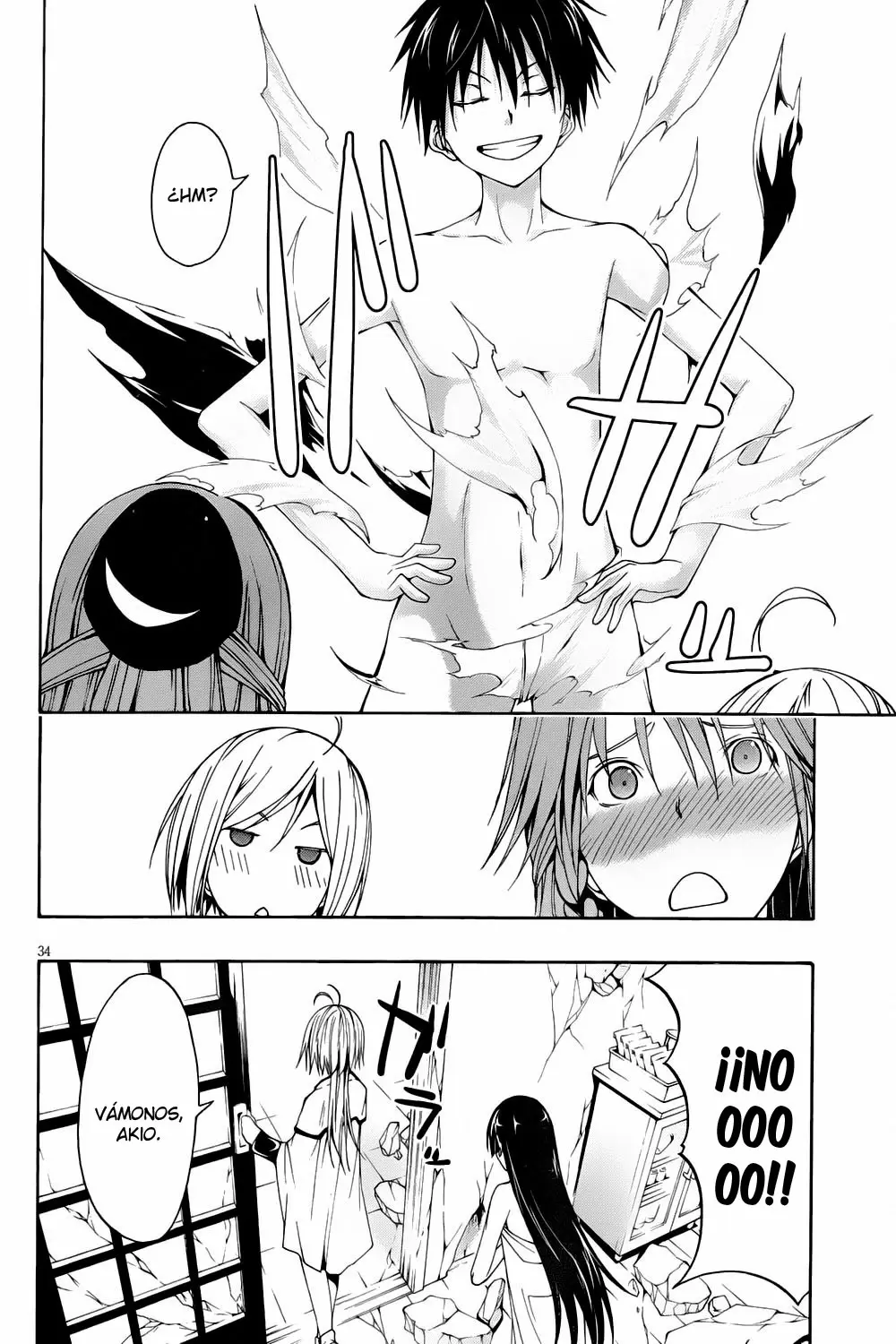 Trinity Seven capítulo 4, página 35