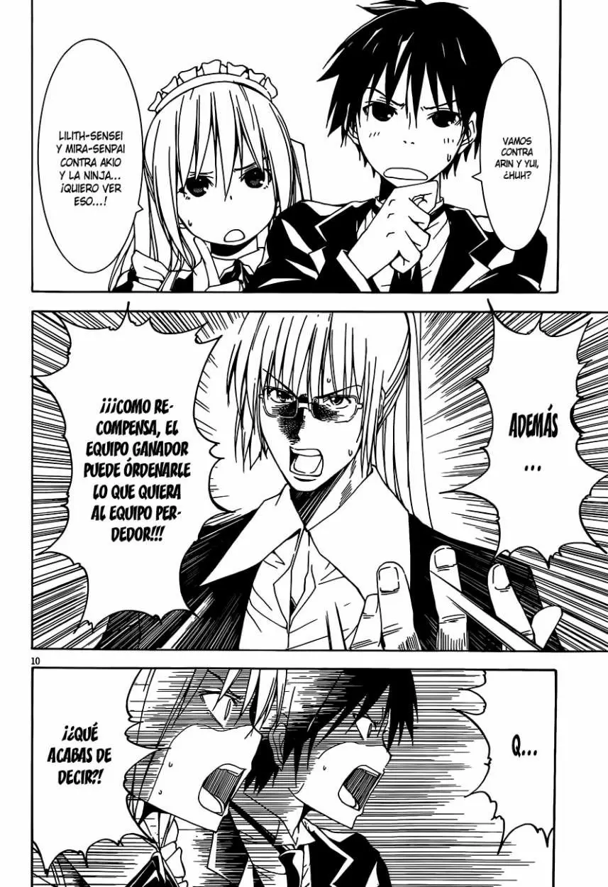 Trinity Seven capítulo 40, página 15