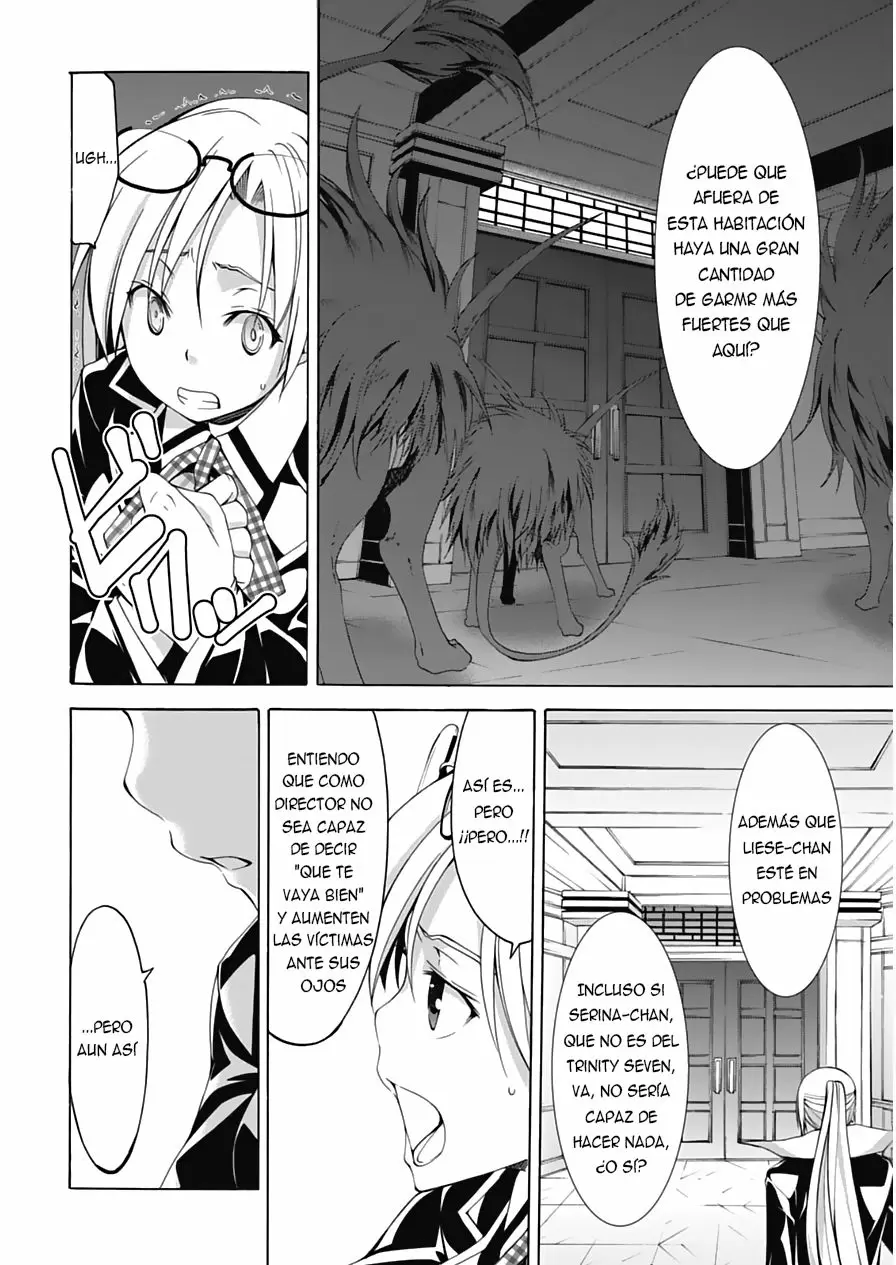 Trinity Seven capítulo 46, página 18