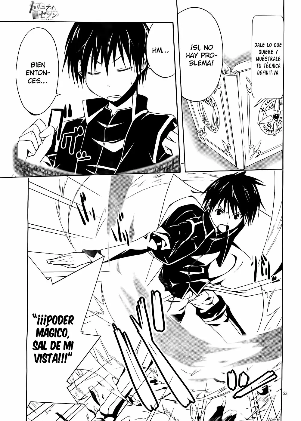 Trinity Seven capítulo 5, página 23