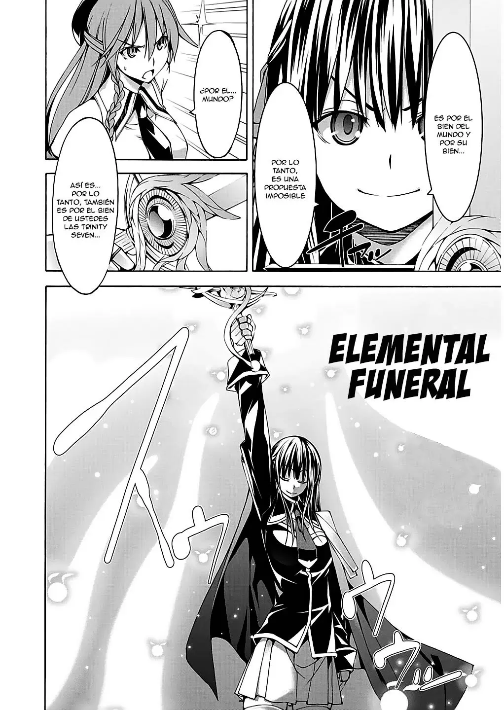 Trinity Seven capítulo 55, página 9