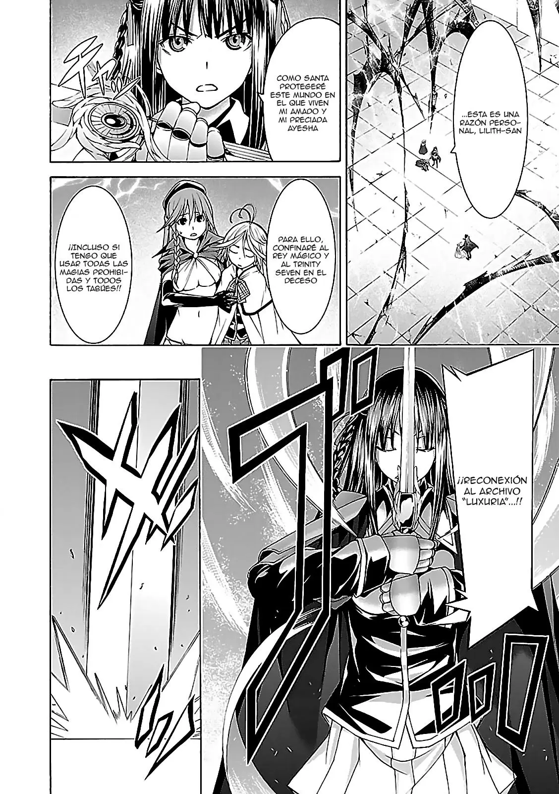 Trinity Seven capítulo 57, página 34