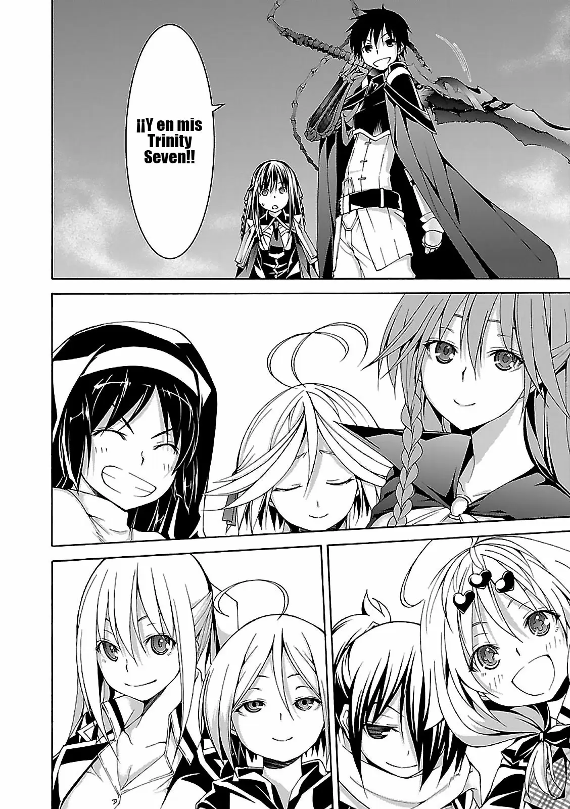 Trinity Seven capítulo 58, página 12