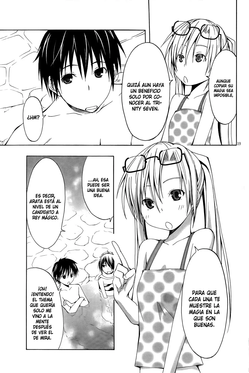 Trinity Seven capítulo 6, página 20