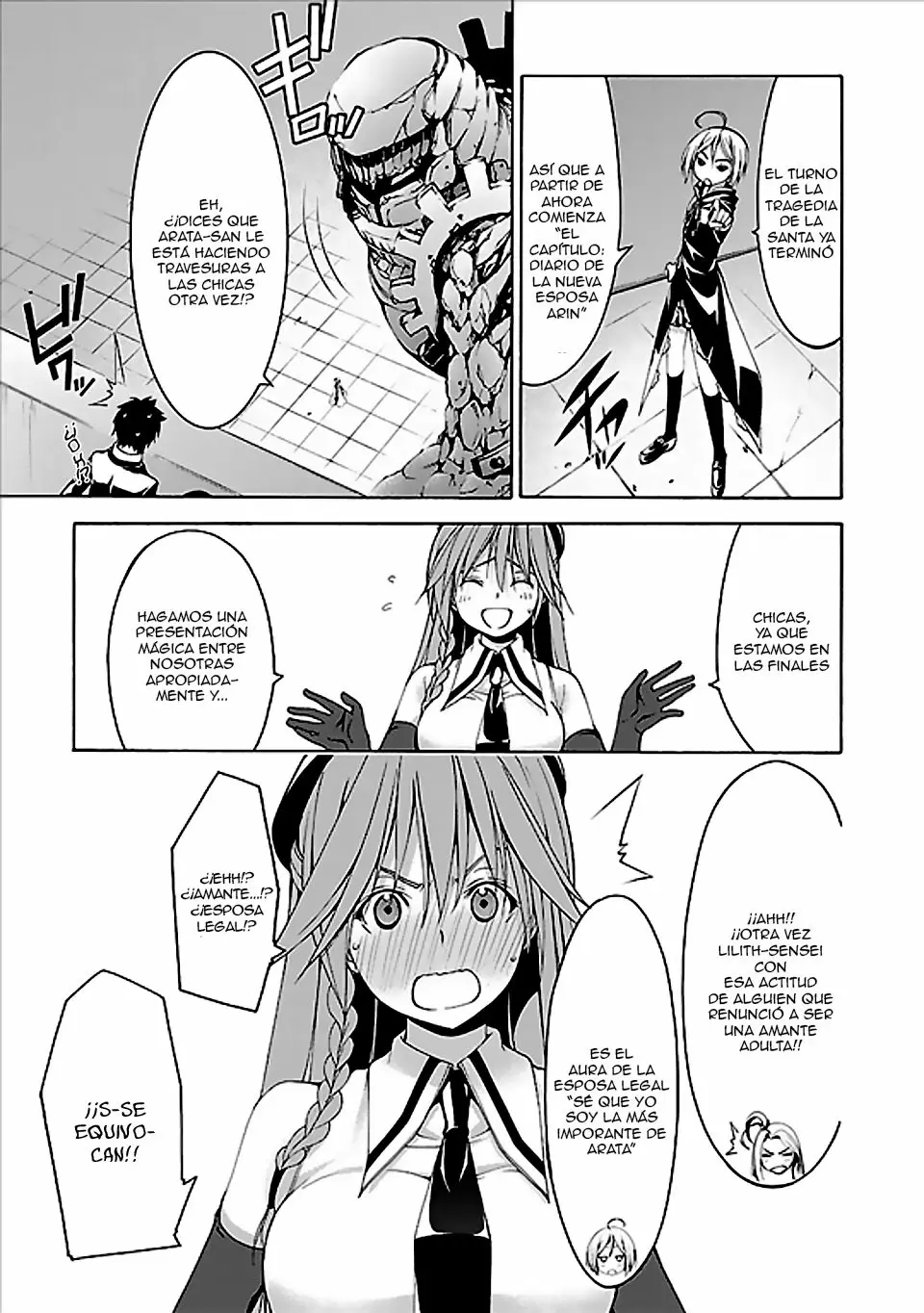 Trinity Seven capítulo 60, página 11