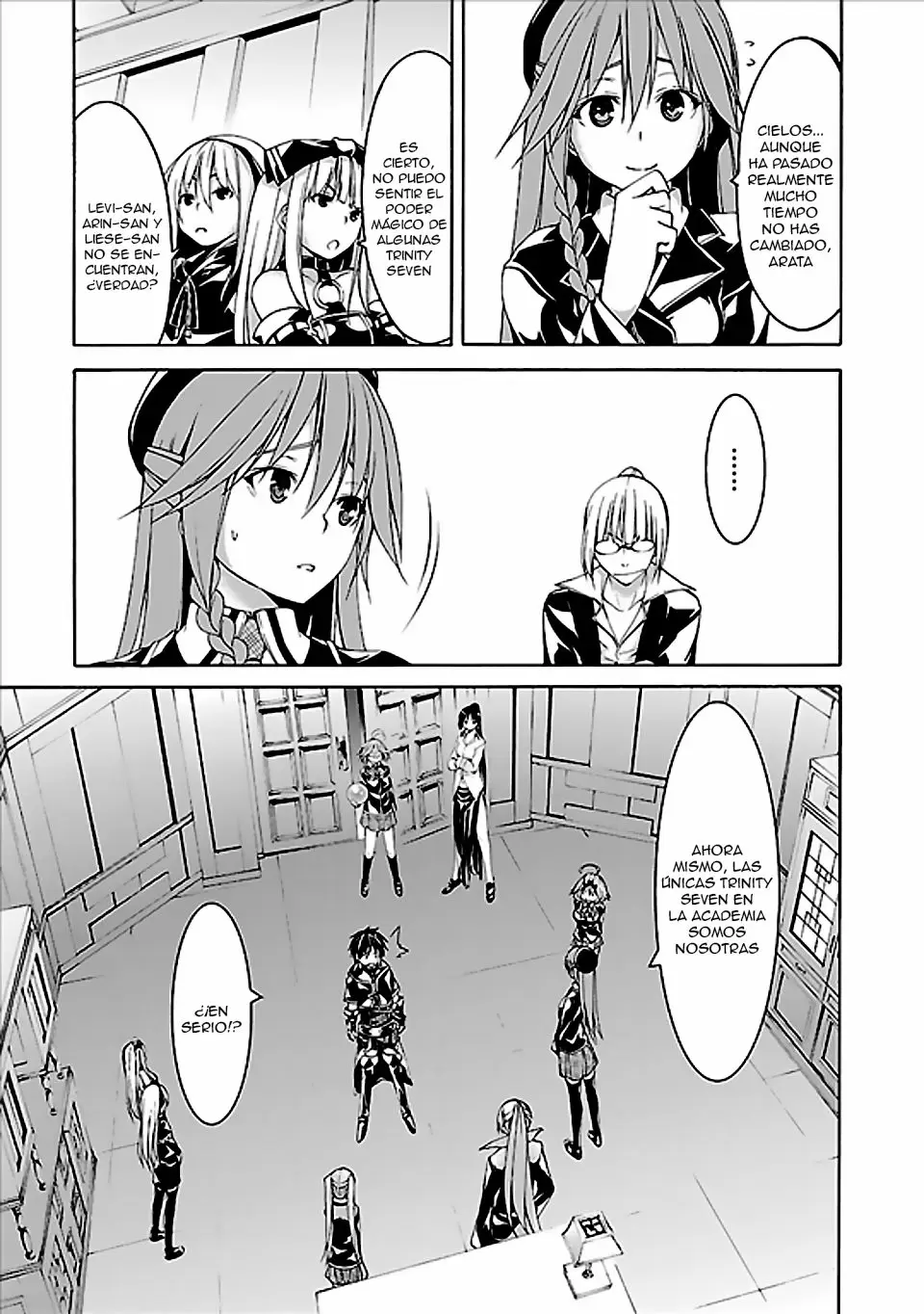 Trinity Seven capítulo 63, página 14