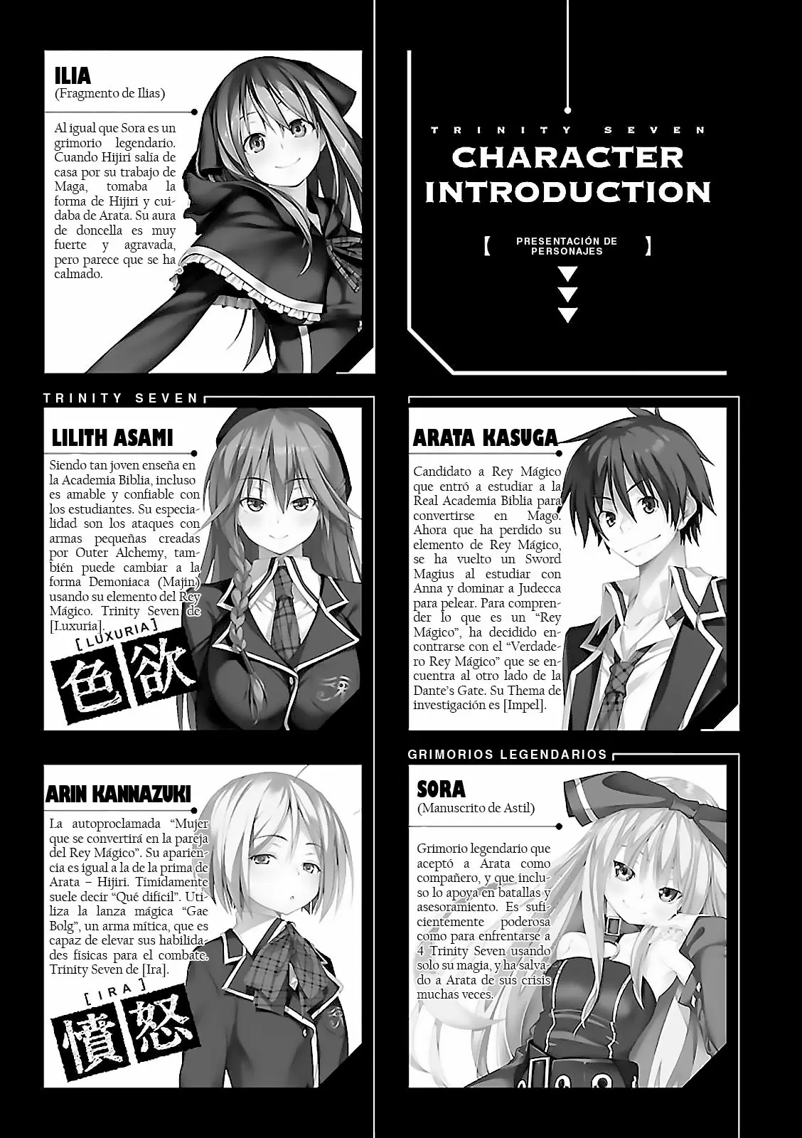 Trinity Seven capítulo 64, página 4