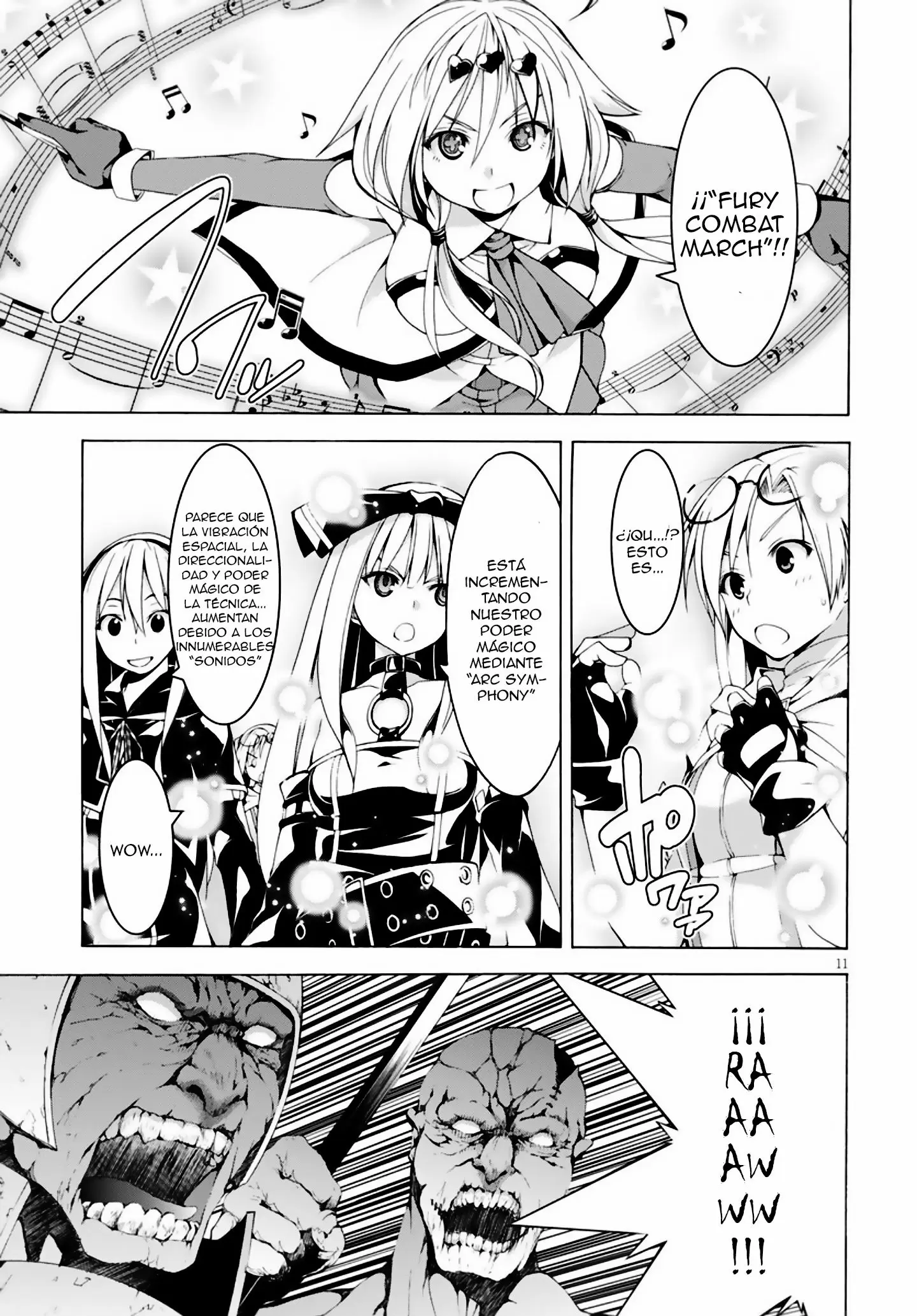 Trinity Seven capítulo 64, página 17
