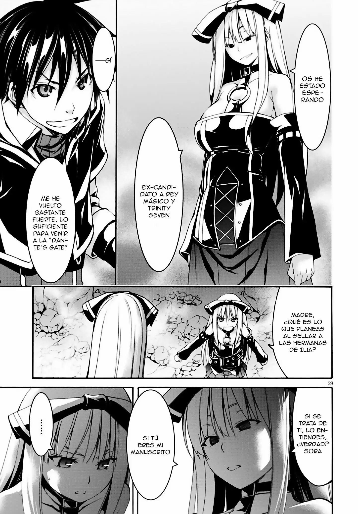 Trinity Seven capítulo 64, página 35