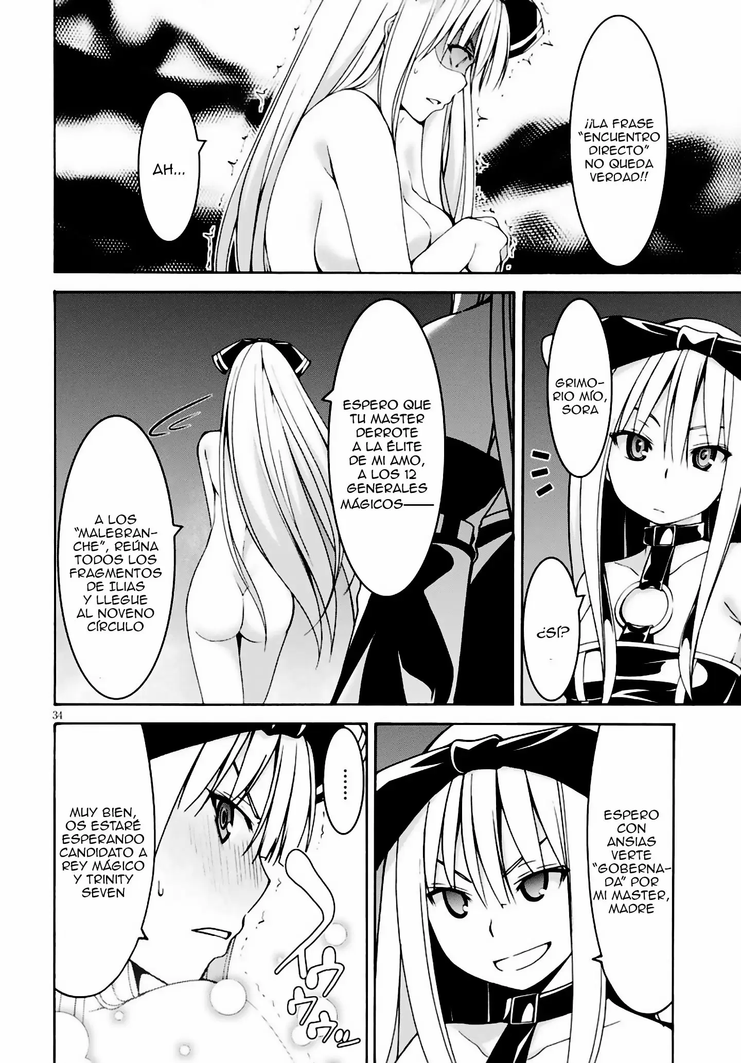 Trinity Seven capítulo 64, página 39