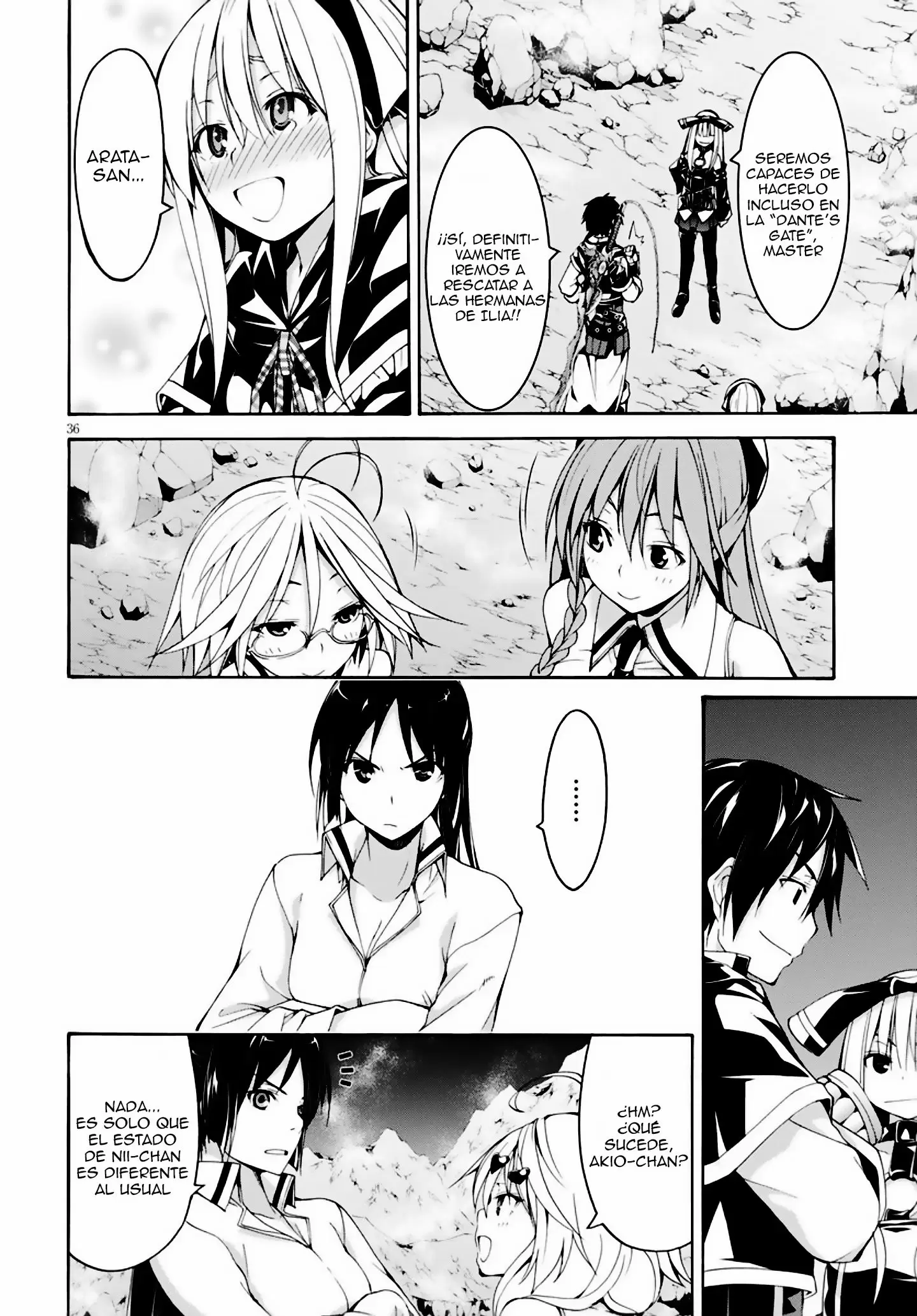 Trinity Seven capítulo 64, página 41