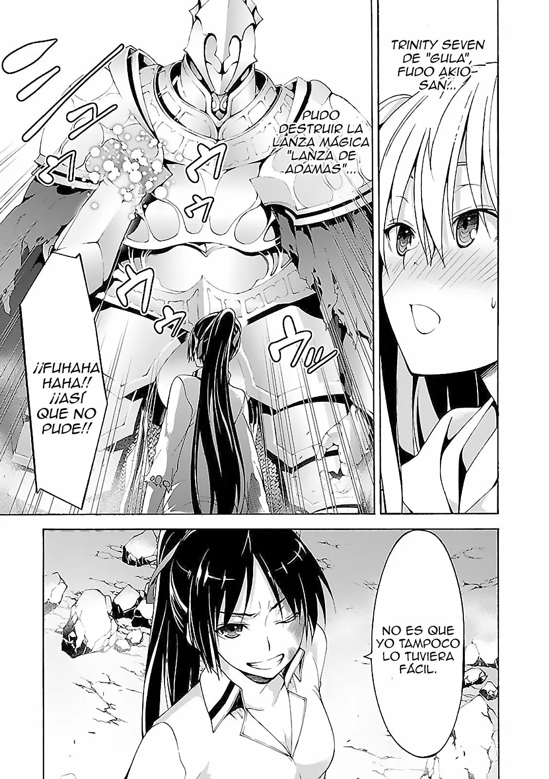Trinity Seven capítulo 67, página 17
