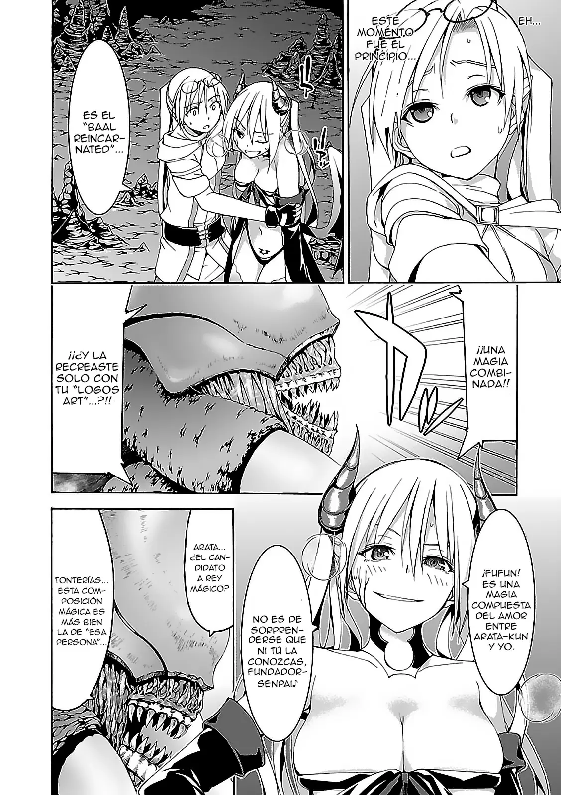 Trinity Seven capítulo 69, página 12