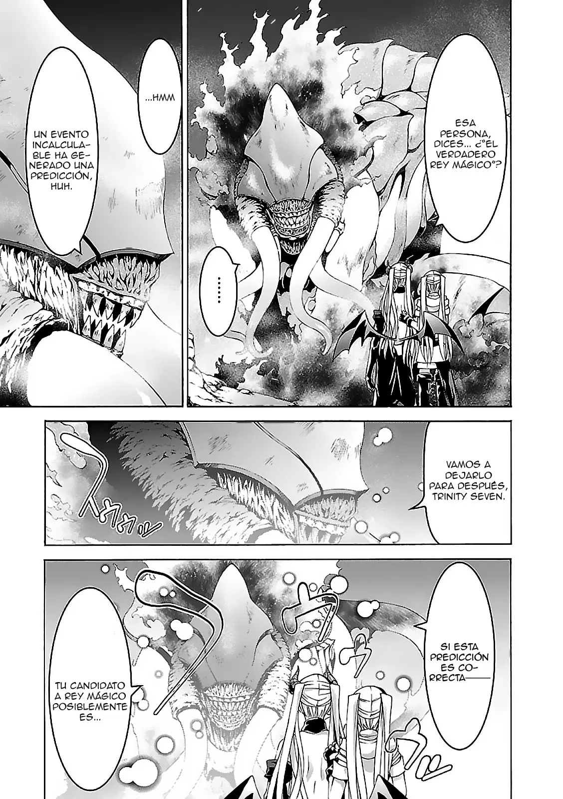 Trinity Seven capítulo 69, página 13