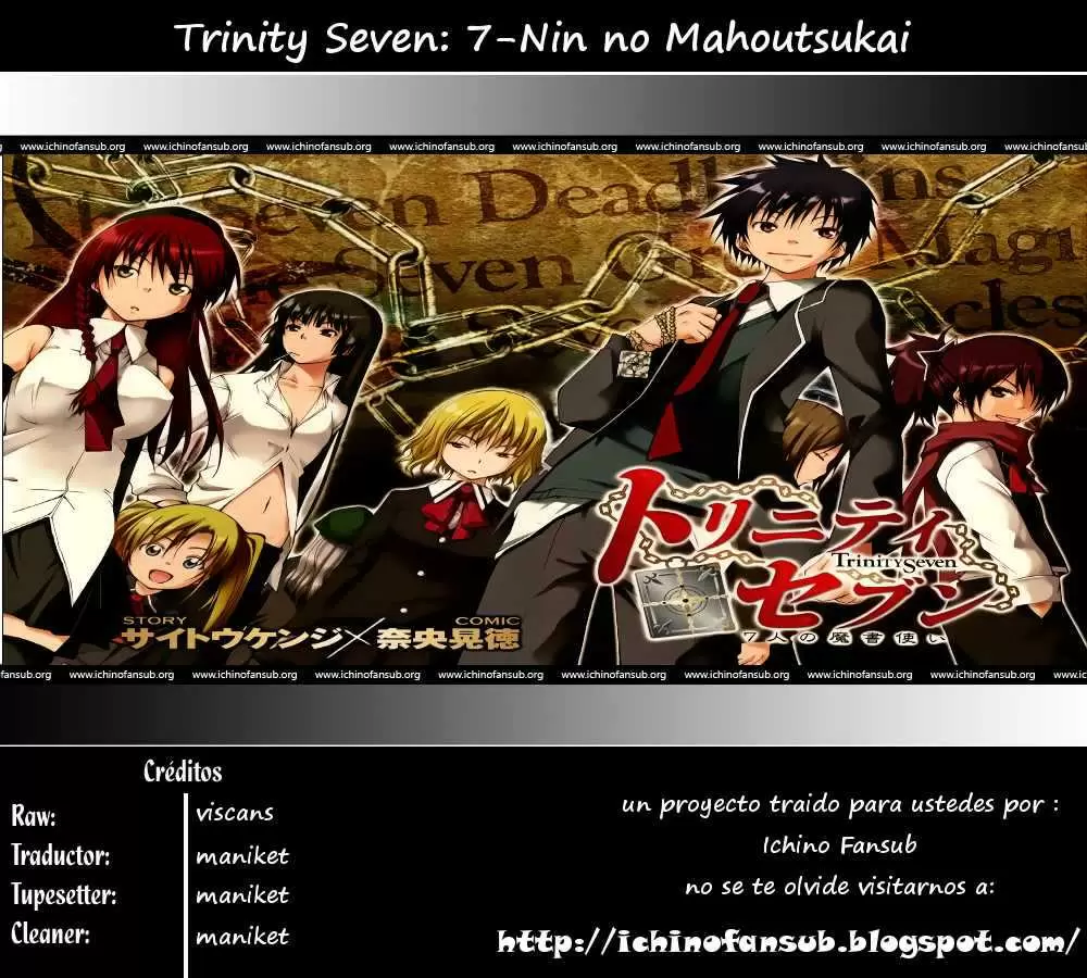 Trinity Seven capítulo 7, página 35