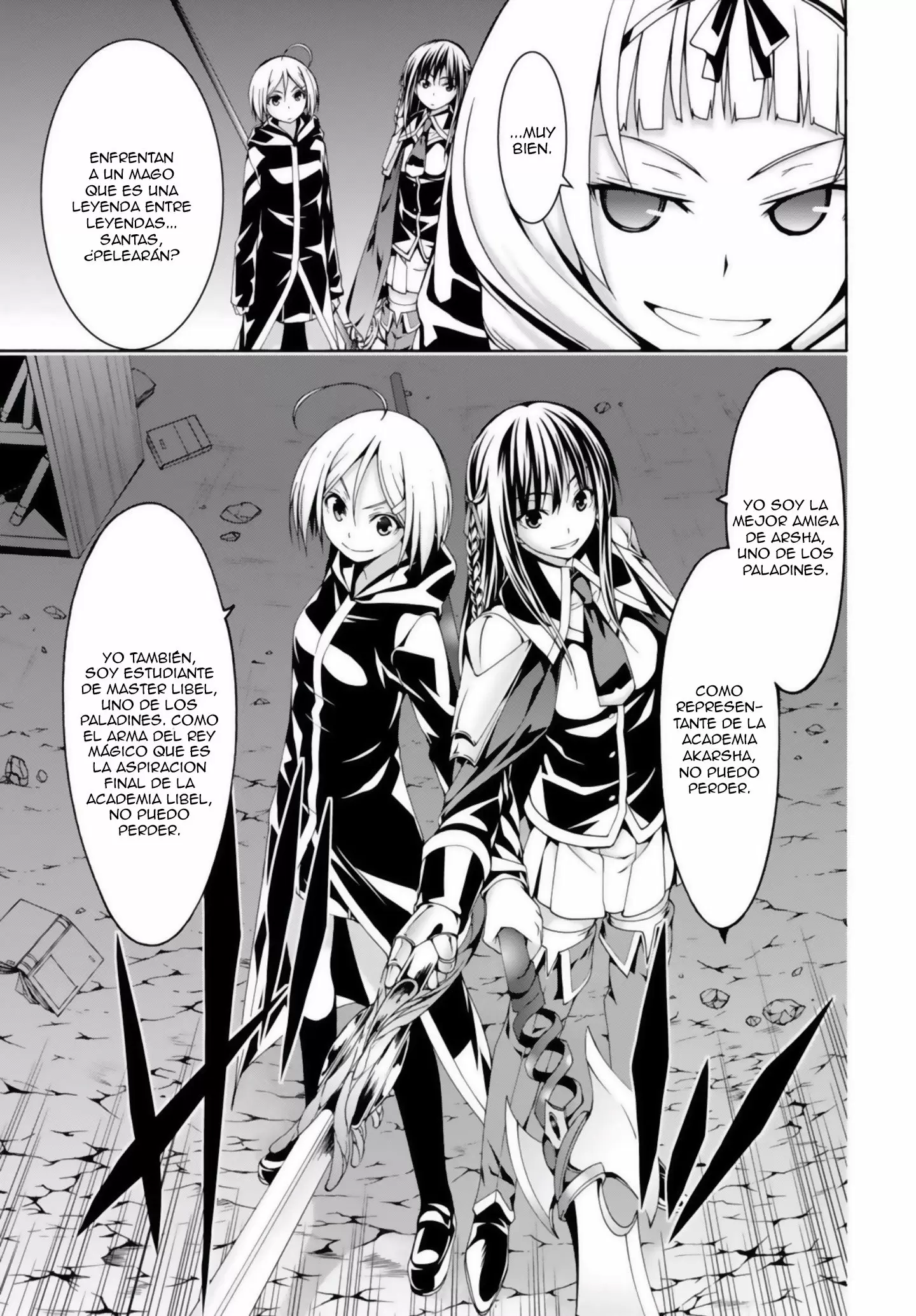 Trinity Seven capítulo 73, página 17