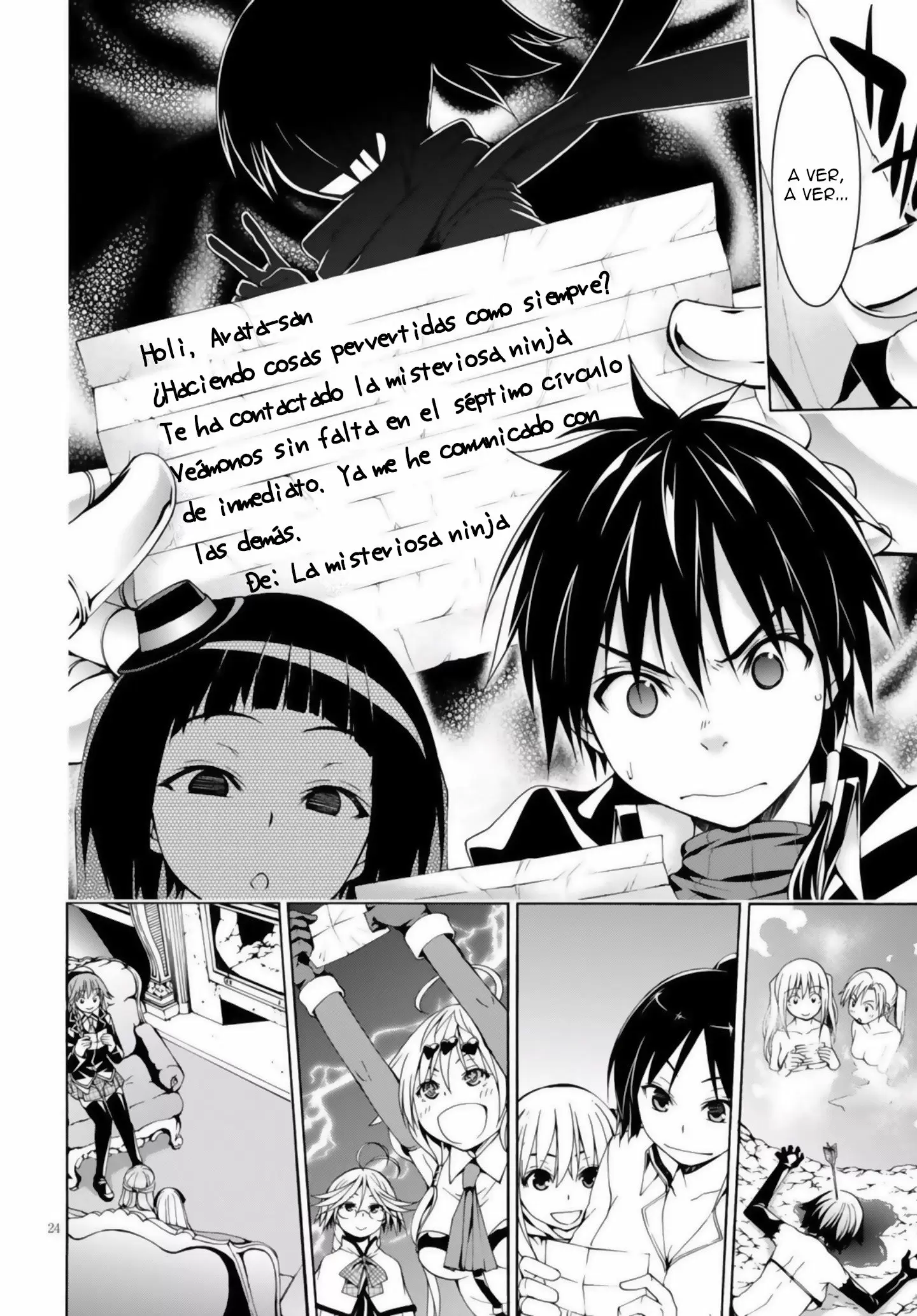 Trinity Seven capítulo 73, página 28