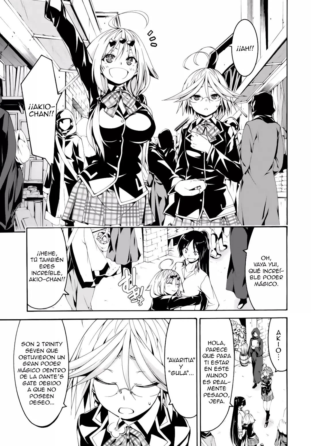 Trinity Seven capítulo 74, página 7