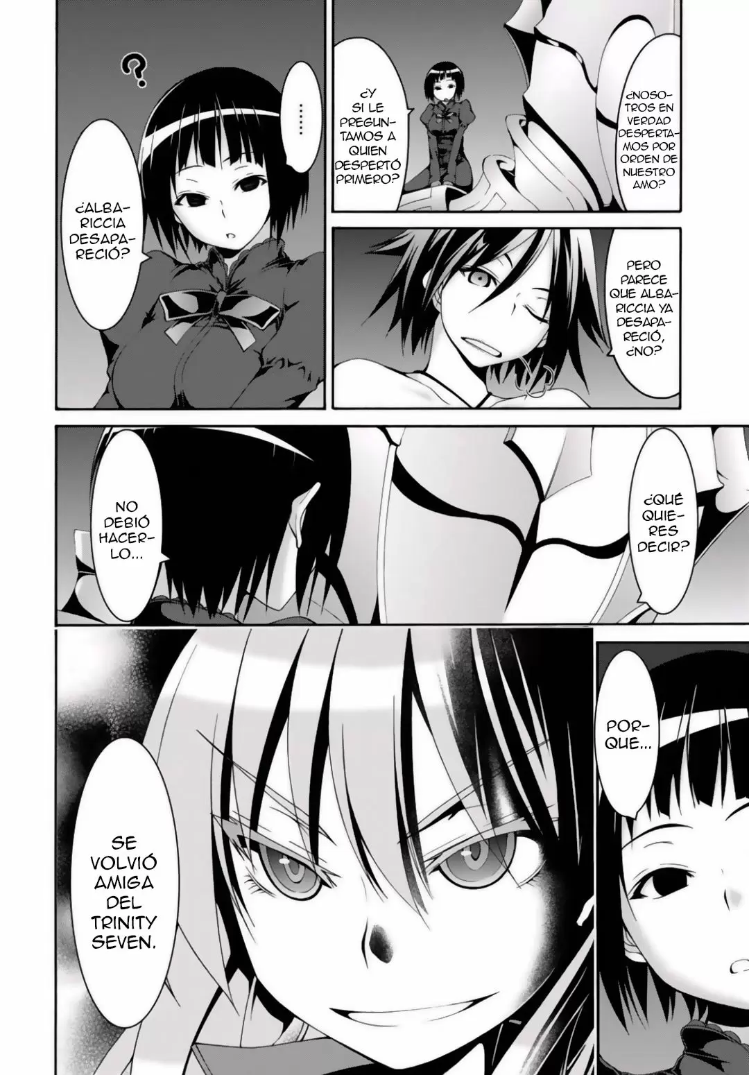 Trinity Seven capítulo 76, página 21