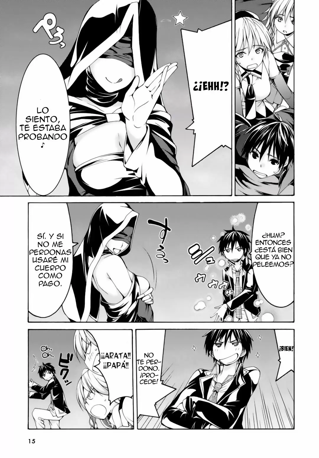 Trinity Seven capítulo 78, página 17