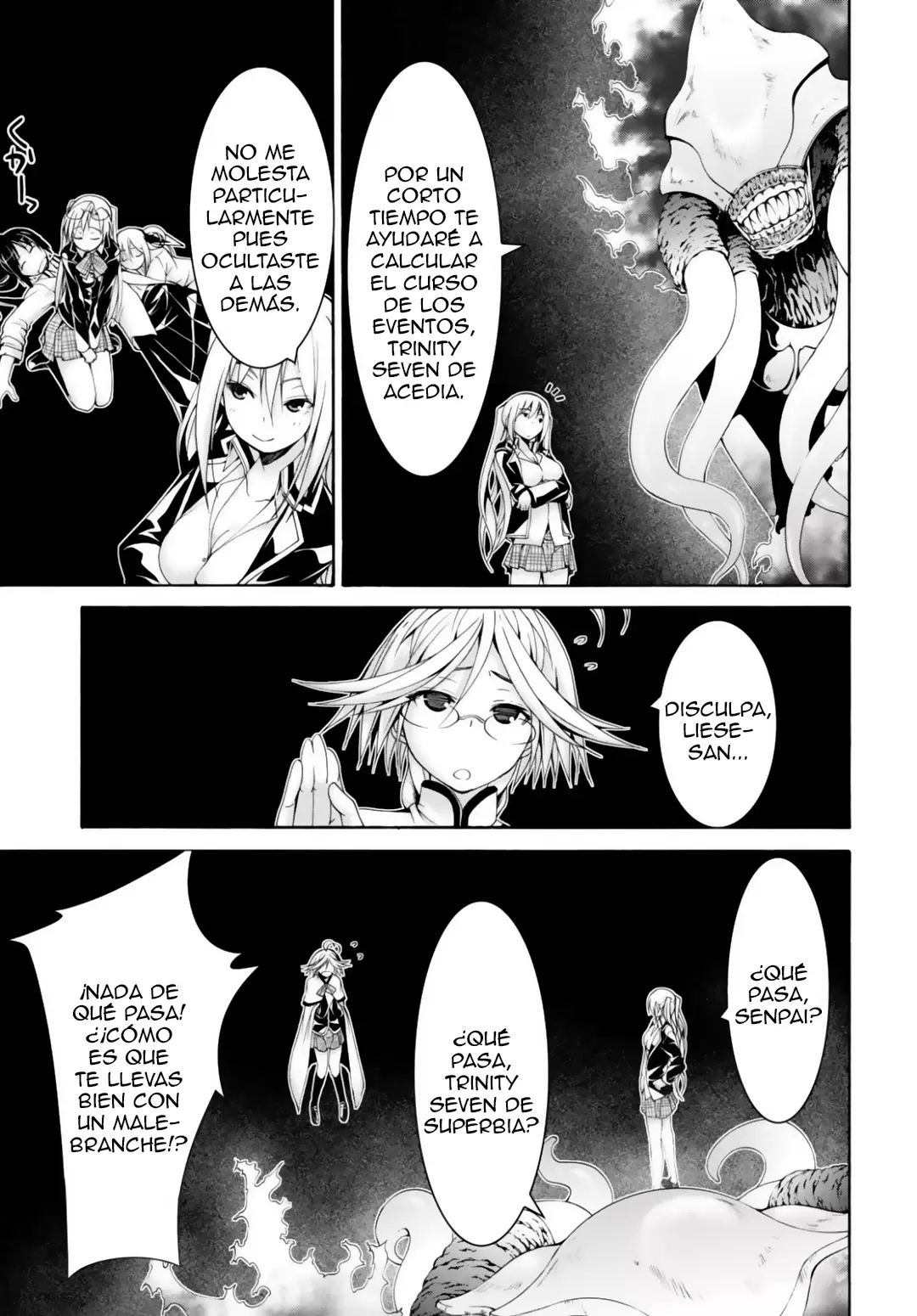 Trinity Seven capítulo 79, página 18