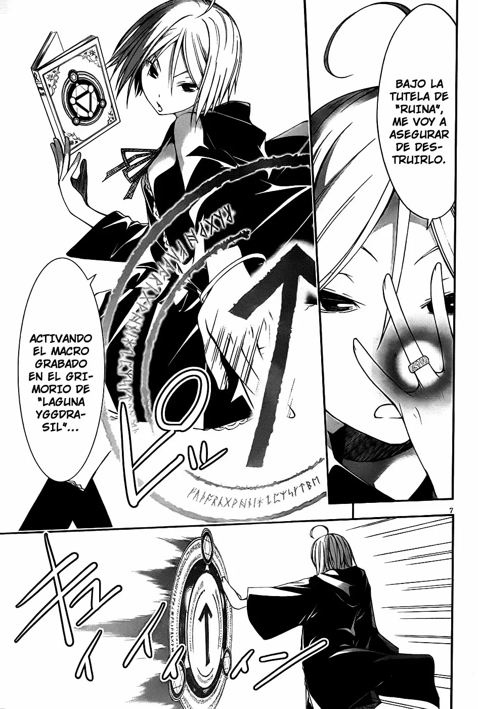 Trinity Seven capítulo 8, página 8