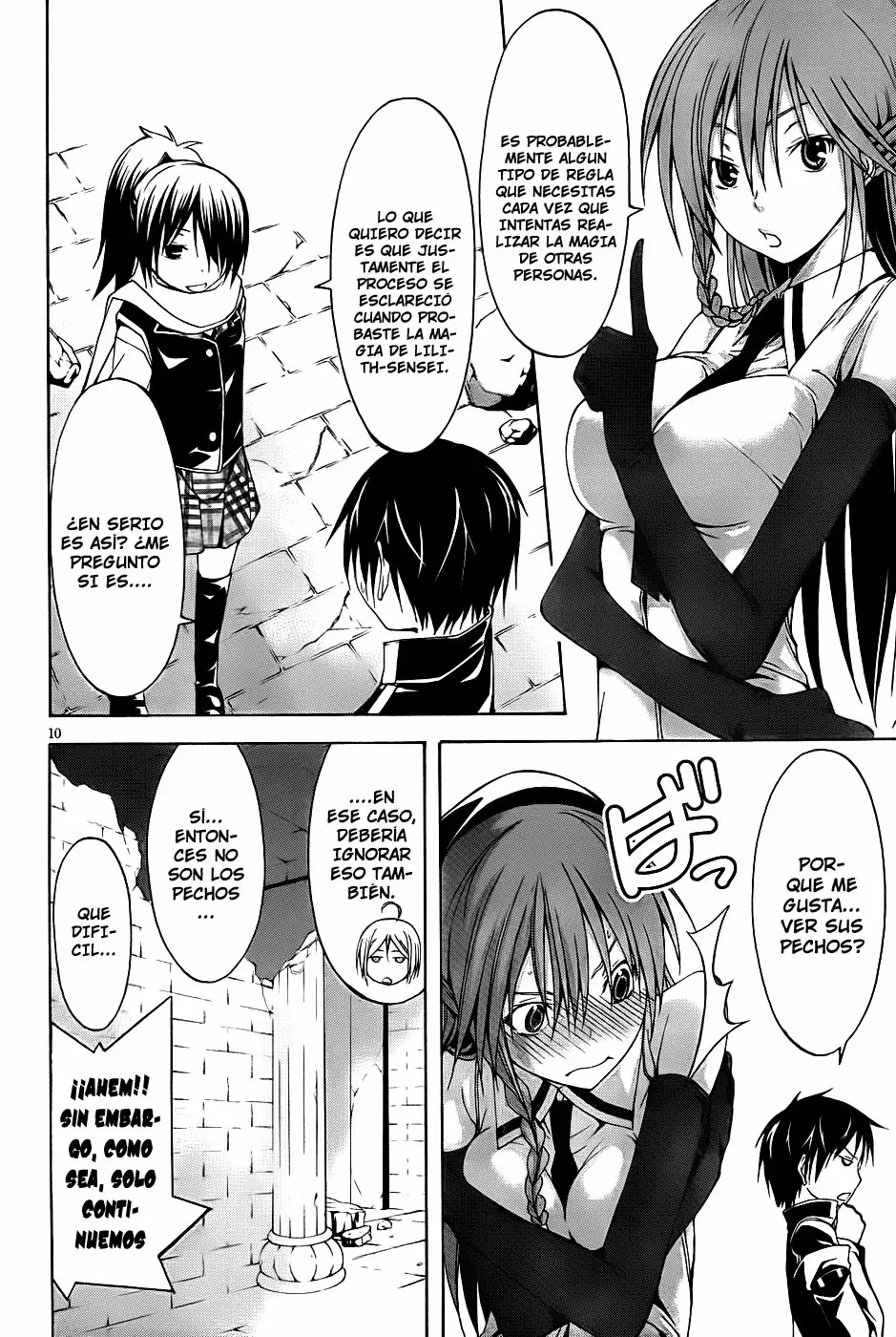 Trinity Seven capítulo 8, página 11