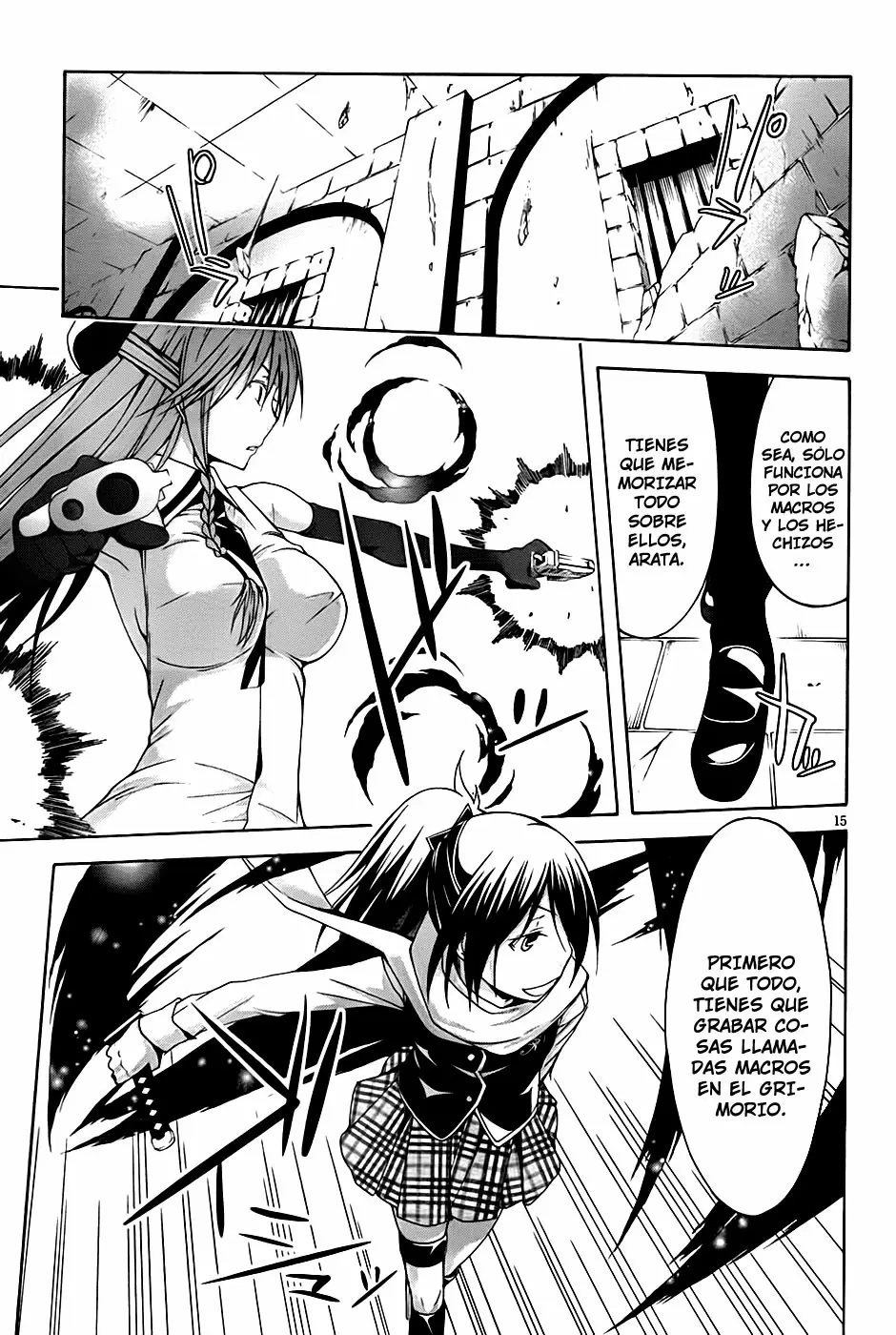 Trinity Seven capítulo 8, página 16