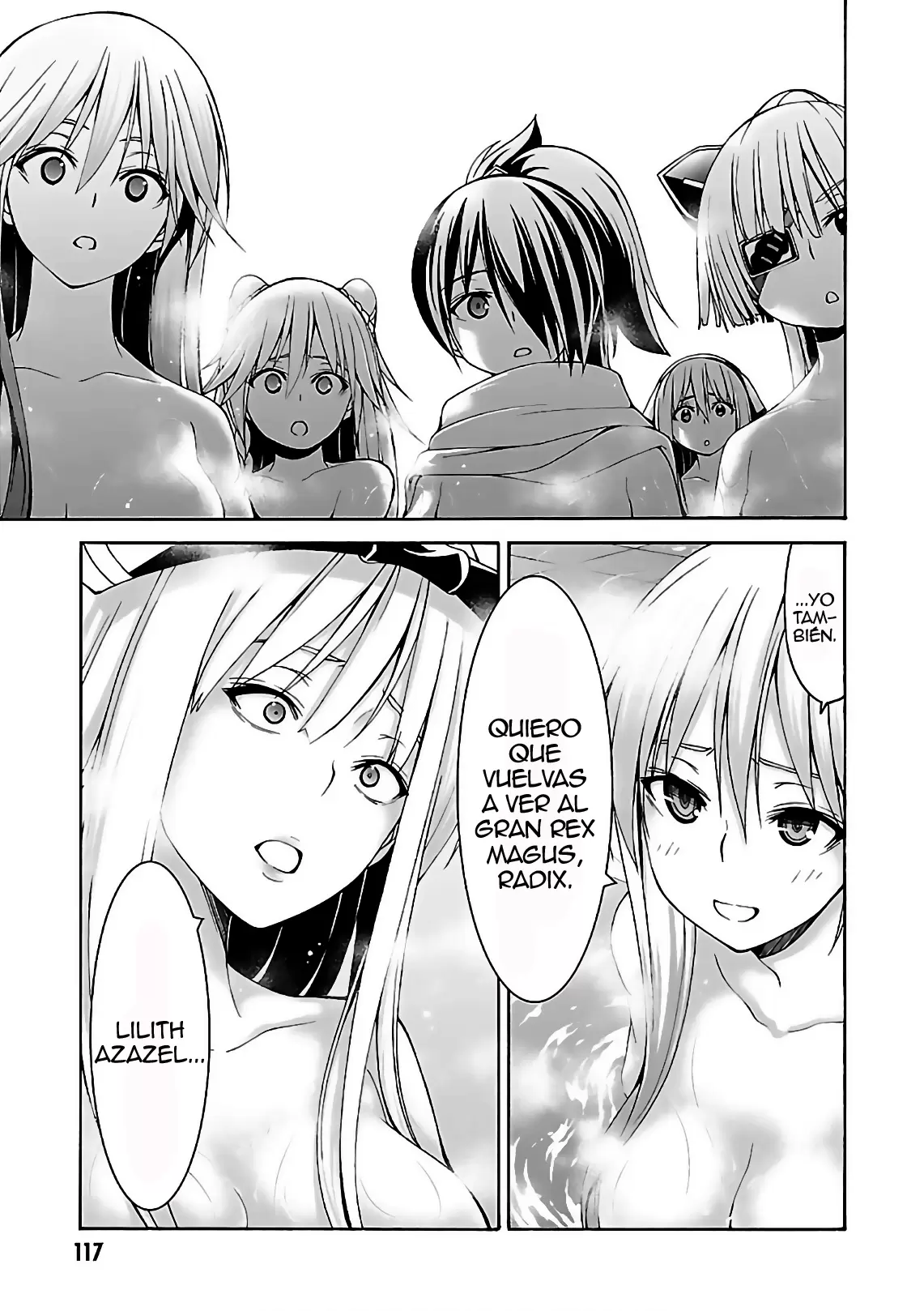 Trinity Seven capítulo 86, página 17