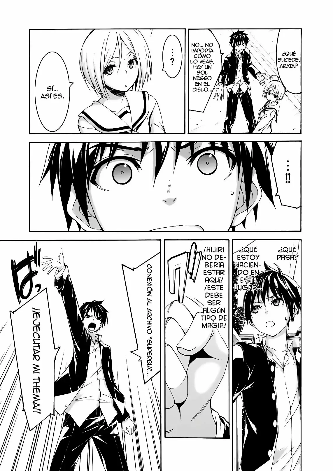Trinity Seven capítulo 87, página 9