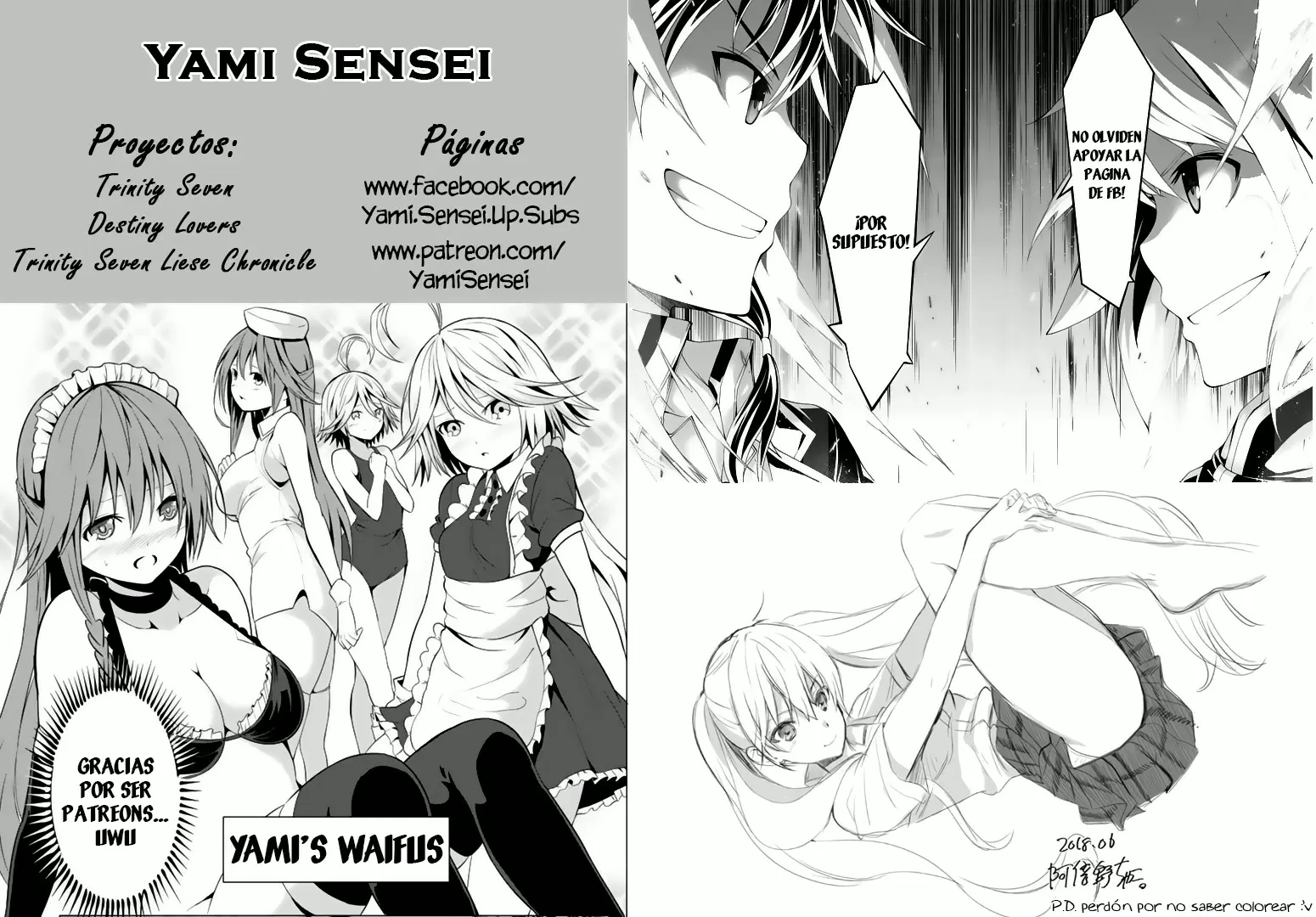 Trinity Seven capítulo 91, página 44
