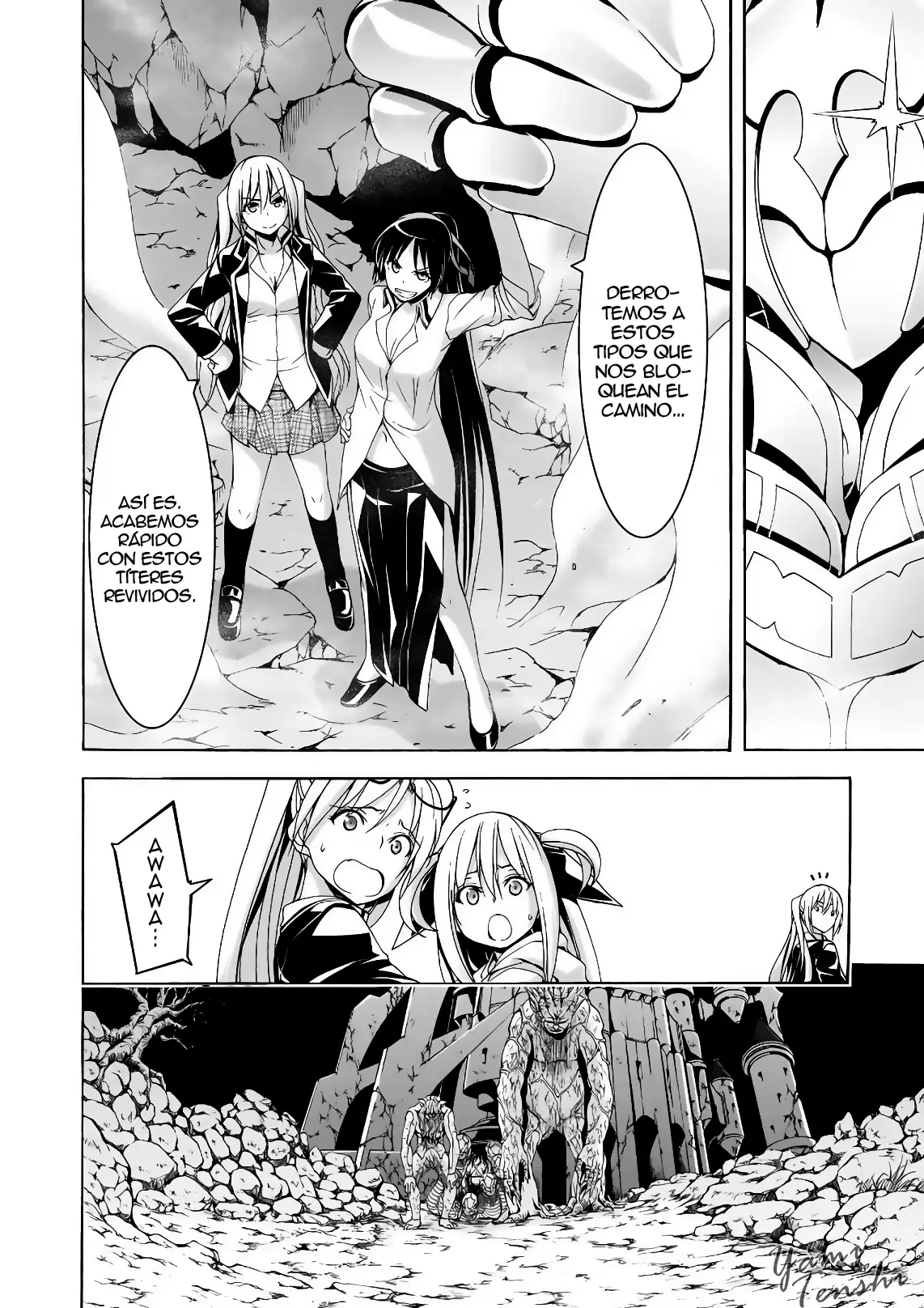 Trinity Seven capítulo 92, página 11