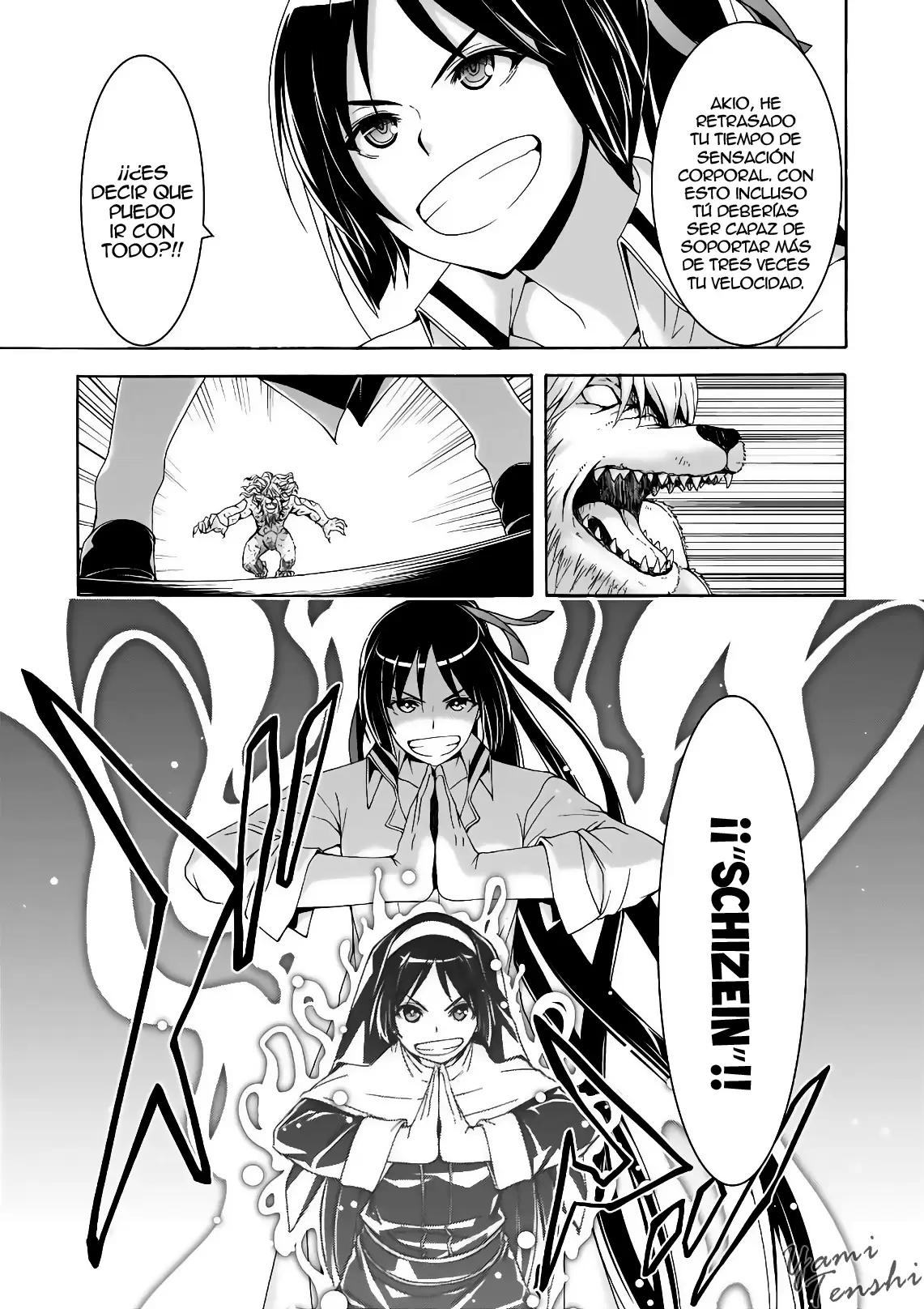 Trinity Seven capítulo 92, página 16