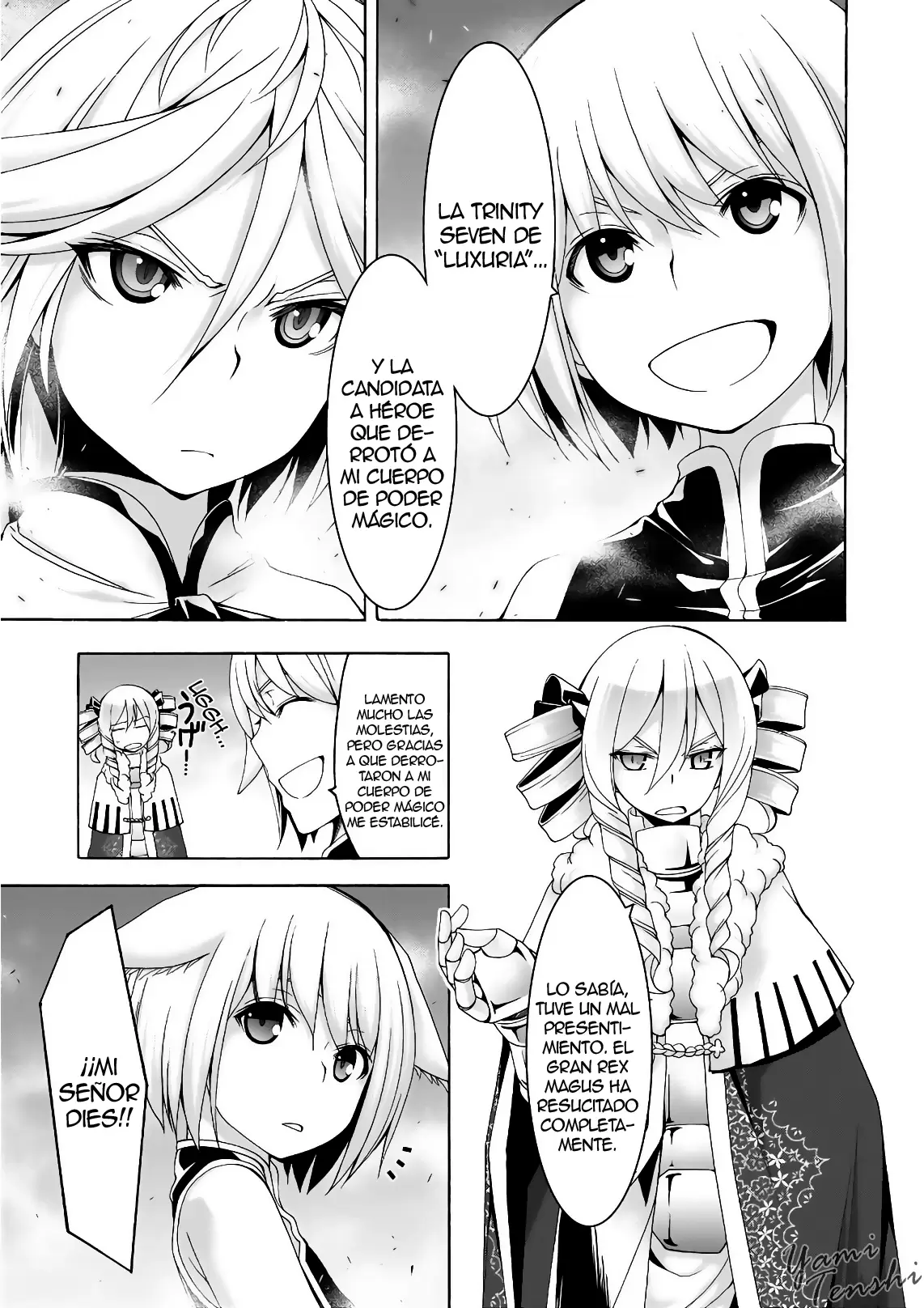 Trinity Seven capítulo 95, página 18