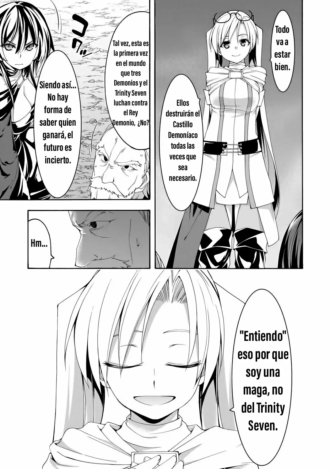 Trinity Seven capítulo 97, página 13